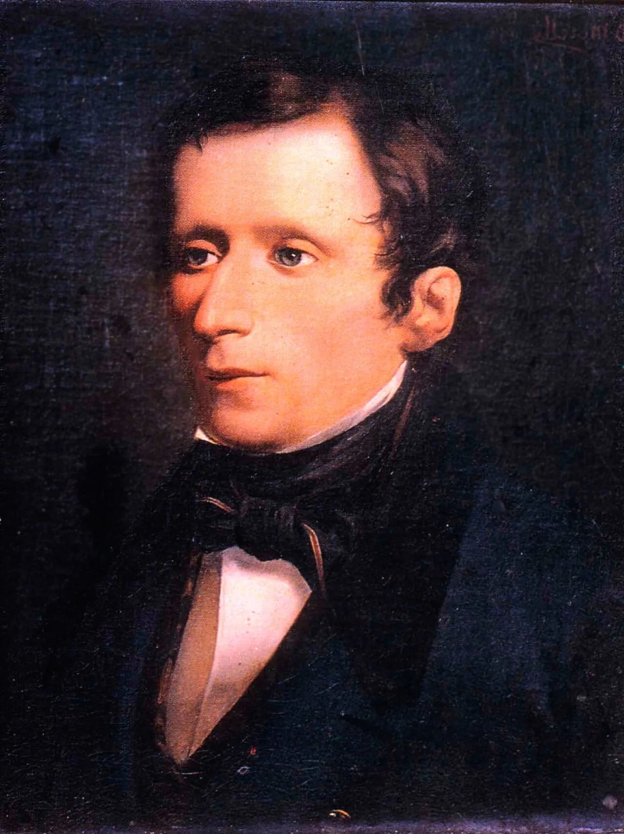 Porträt von Giacomo Leopardi (1798–1837) – Gedenkseite