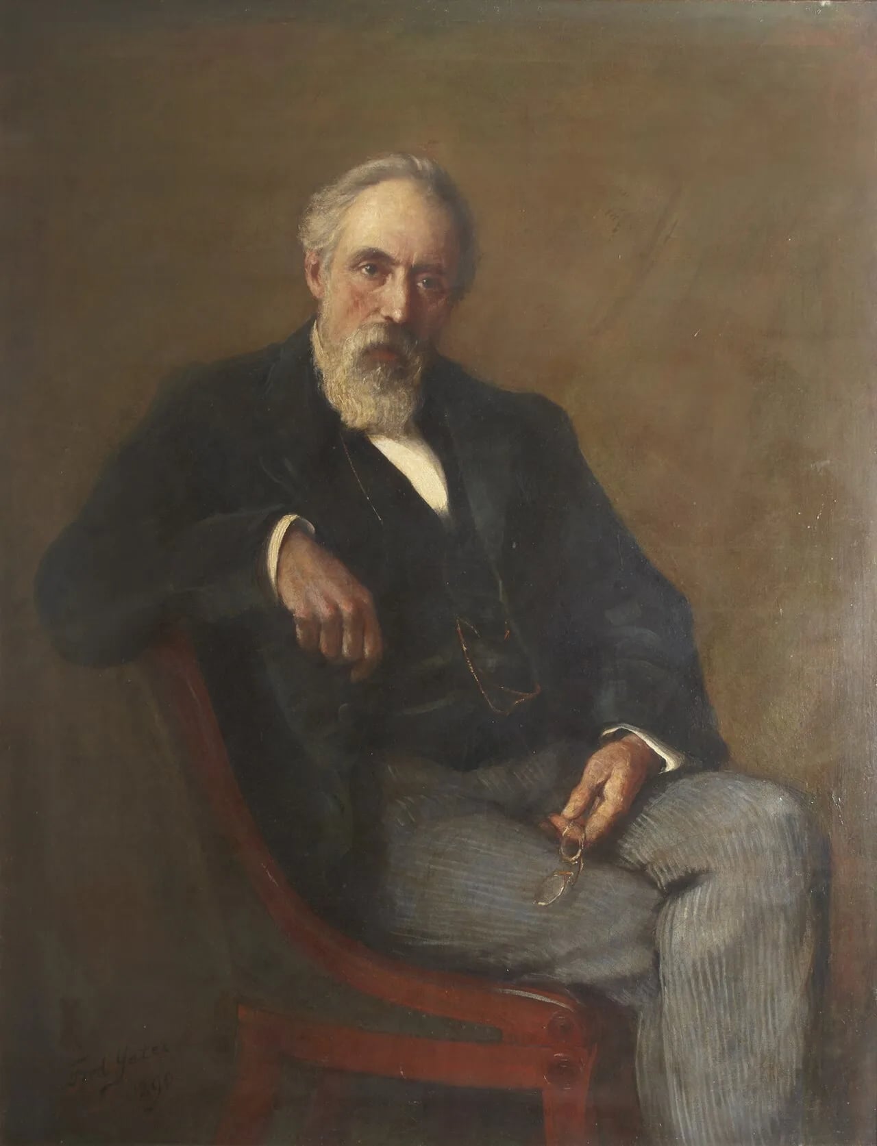 Portrait of George Allen (1832–1907) – memorial page