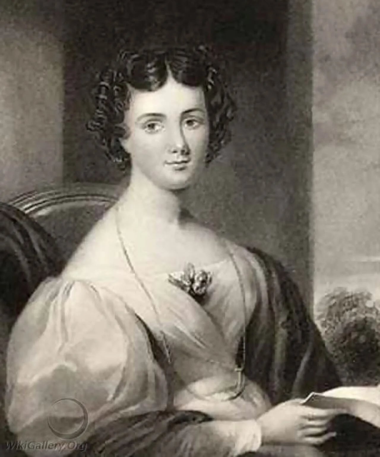 Porträt von Maria Jane Jewsbury (1800–1833) – Gedenkseite