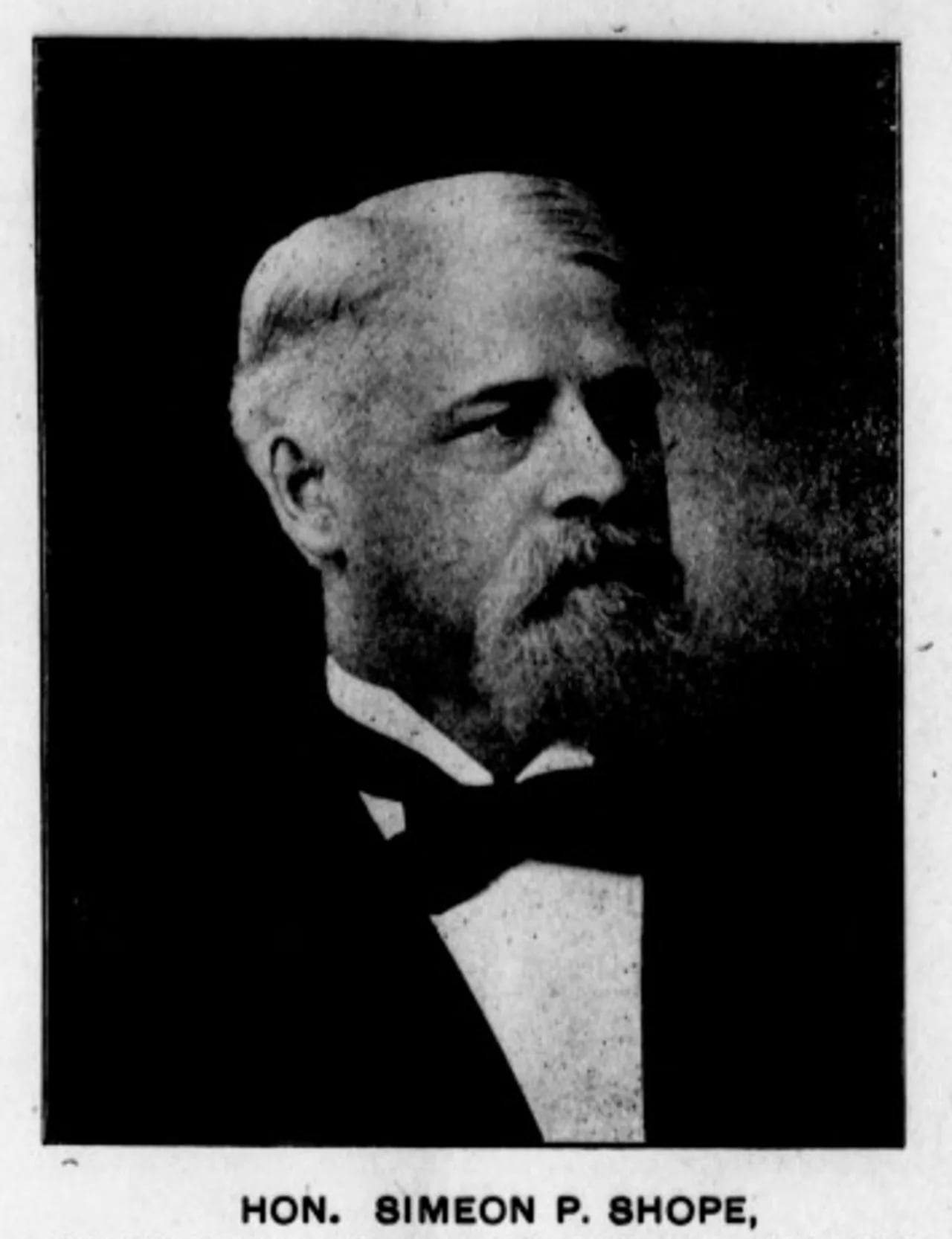 Portrait of Simeon P. Shope (1837–1920) – memorial page