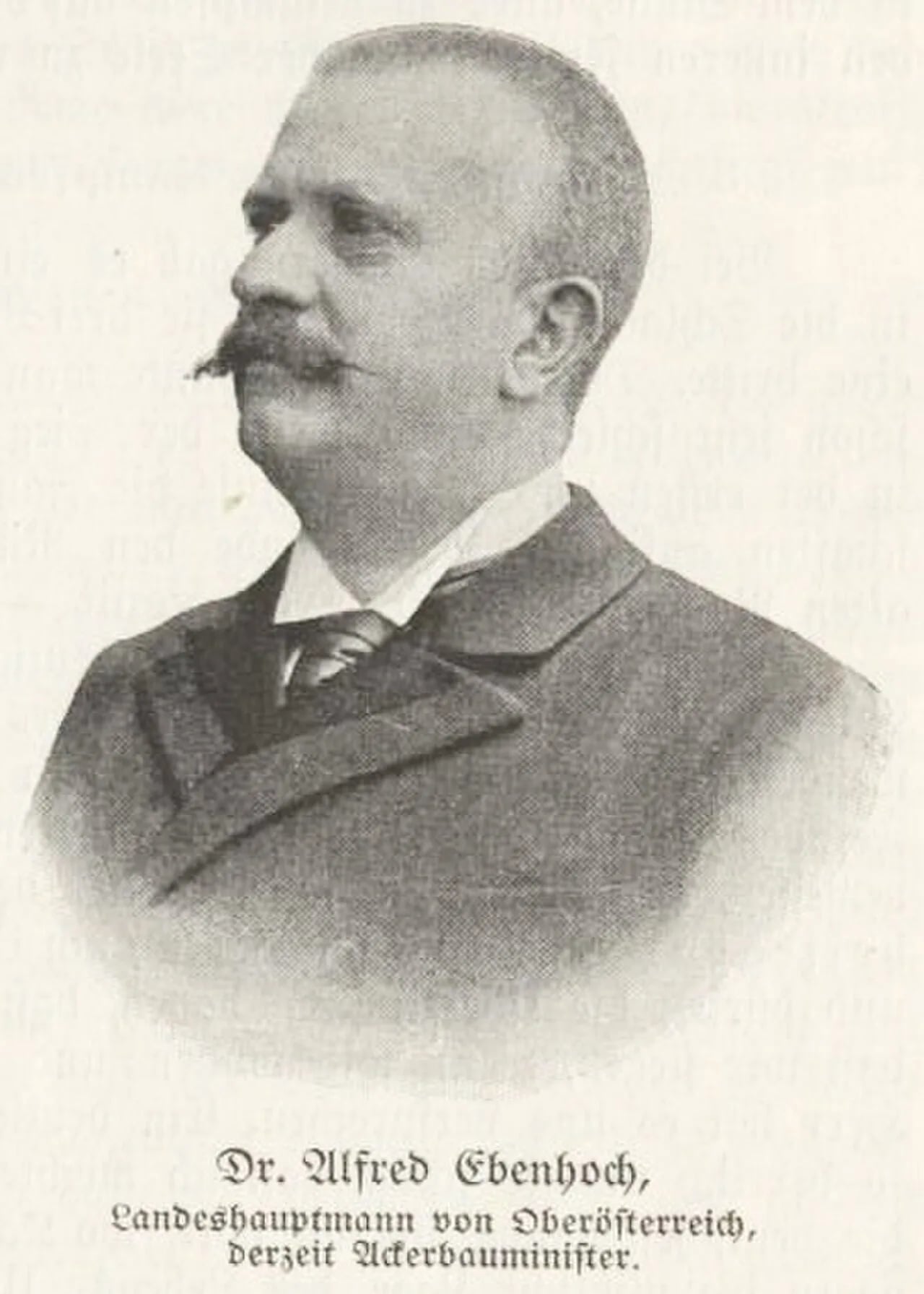 Porträt von Alfred Ebenhoch (1855–1912) – Gedenkseite