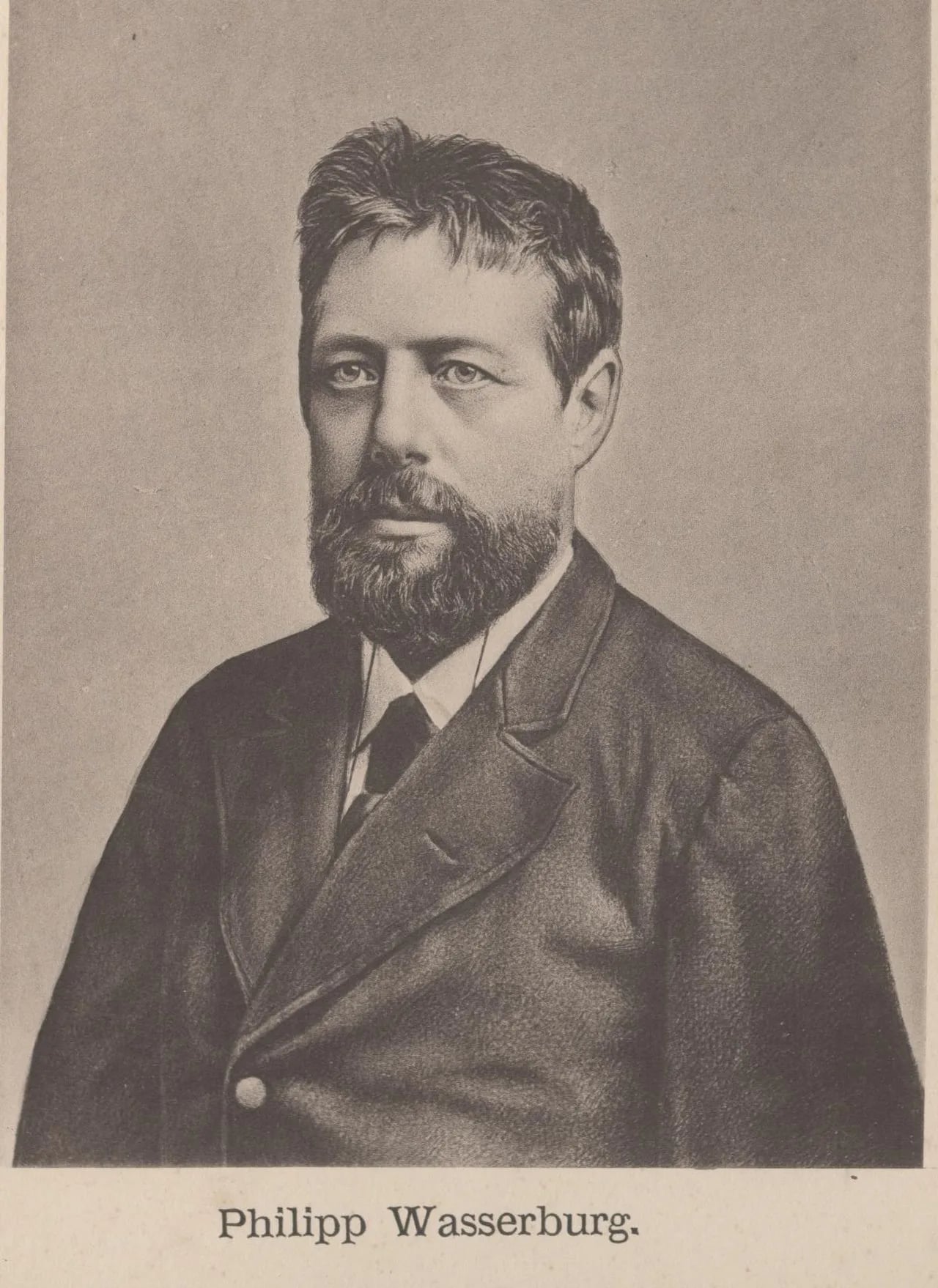 Portrait of Philipp Wasserburg (1827–1897) – memorial page
