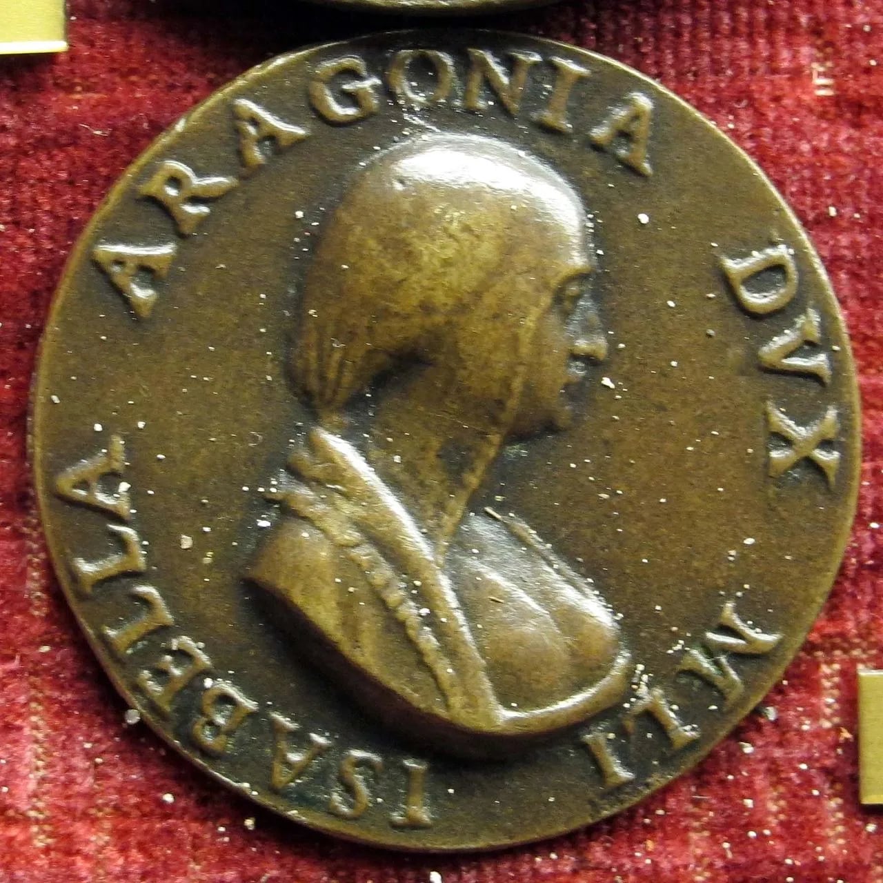 Porträt von Isabella von Naples (1470–1524) – Gedenkseite