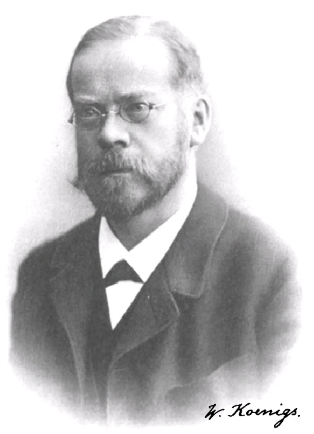 Portrait of Wilhelm Koenigs (1851–1906) – memorial page