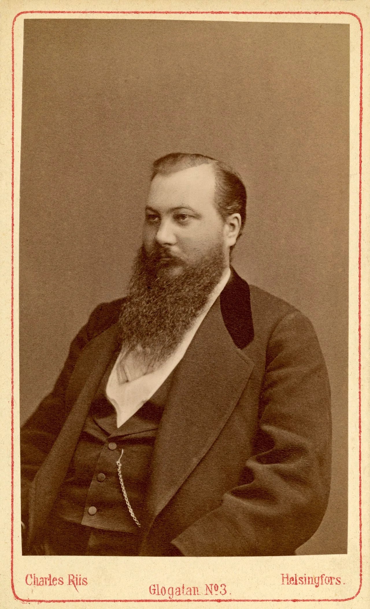Portrait of Emil Hagelberg (1836–1885) – memorial page