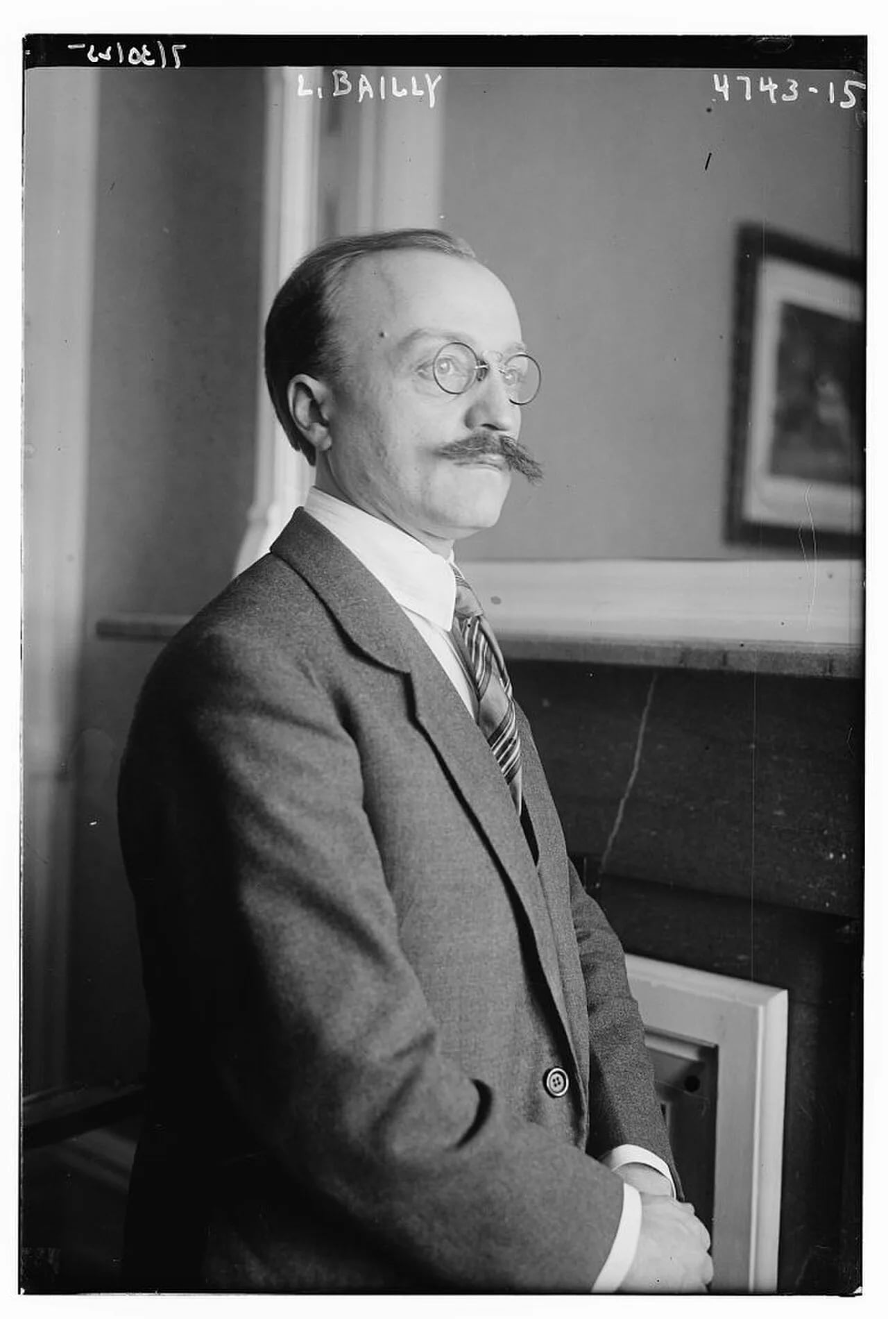 Porträt von Louis Bailly (1882–1974) – Gedenkseite