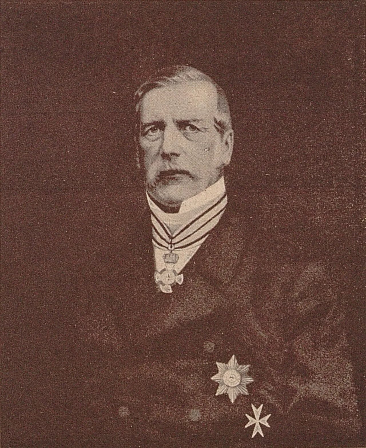 Porträt von Ludwig von der Asseburg (1796–1869) – Gedenkseite