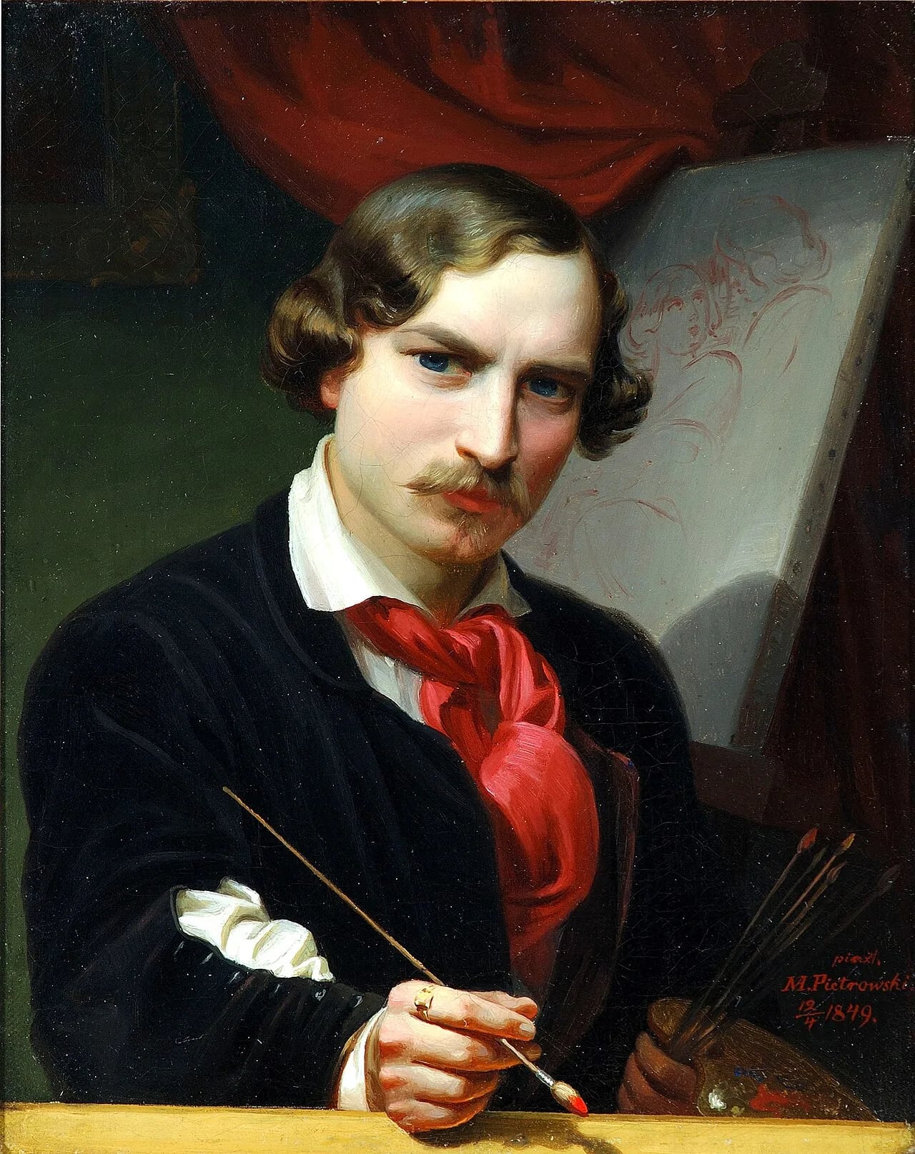 Porträt von Maksymilian Antoni Piotrowski (1813–1875) – Gedenkseite
