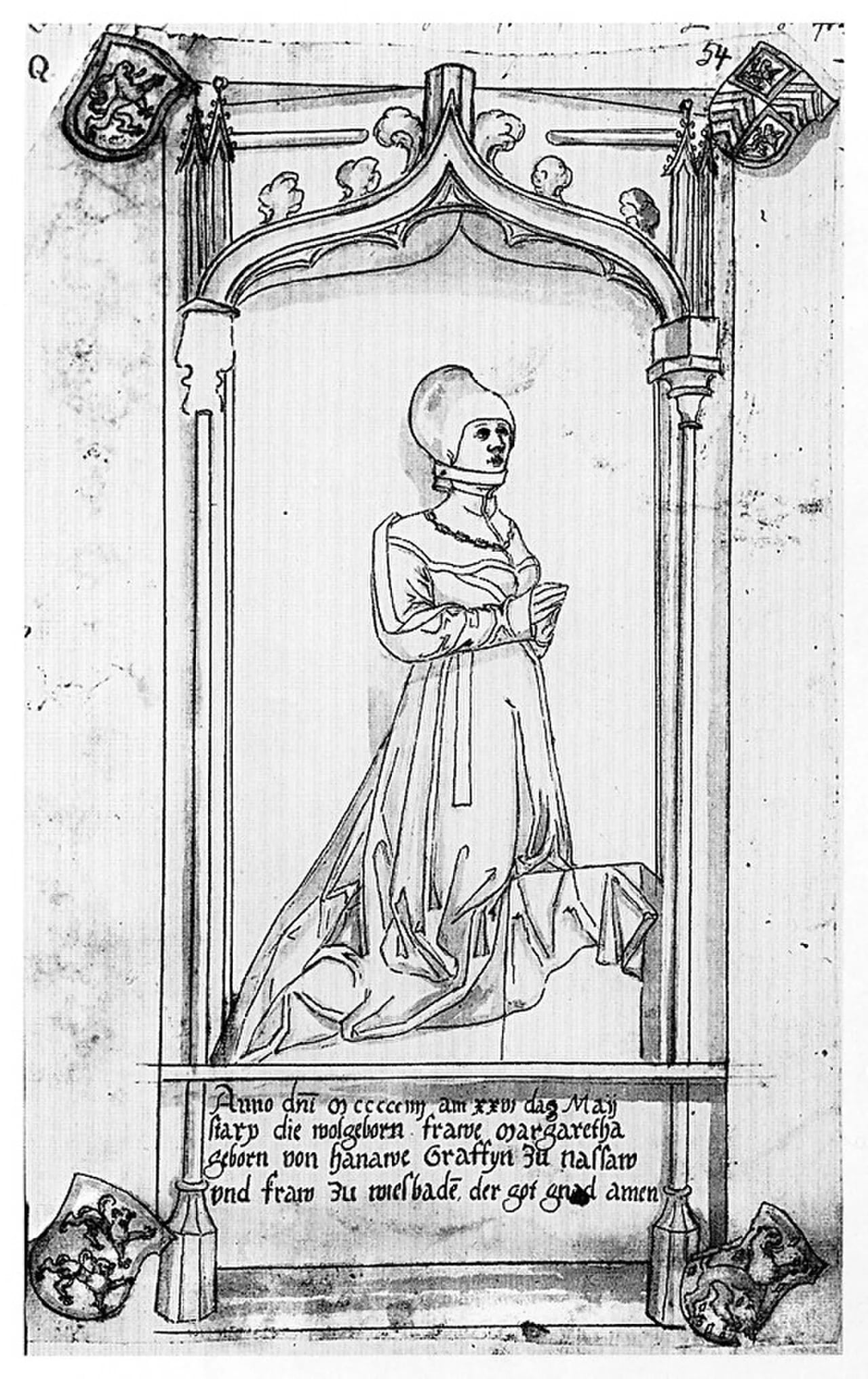 Portrait of Margarethe von Hanau-Lichtenberg (1463–1504) – memorial page
