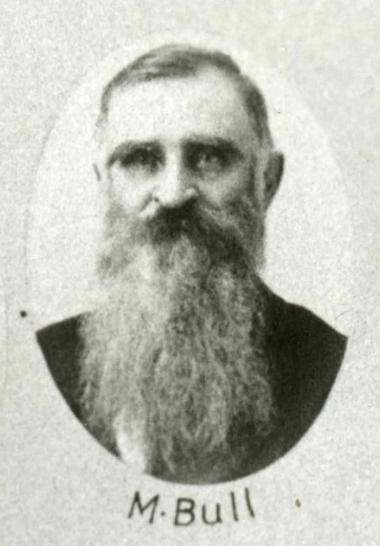 Porträt von Moses Bull (1830–1896) – Gedenkseite