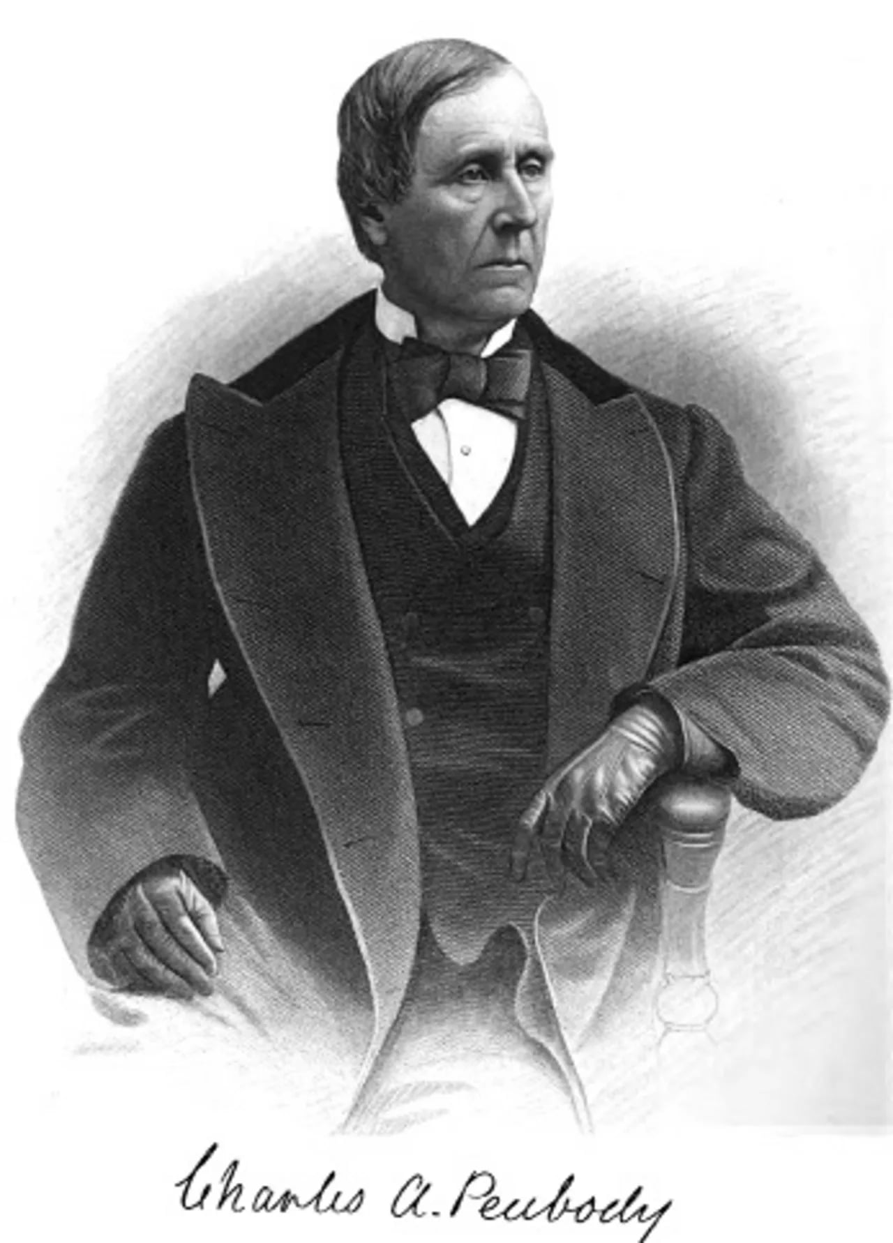 Porträt von Charles A. Peabody (1814–1901) – Gedenkseite