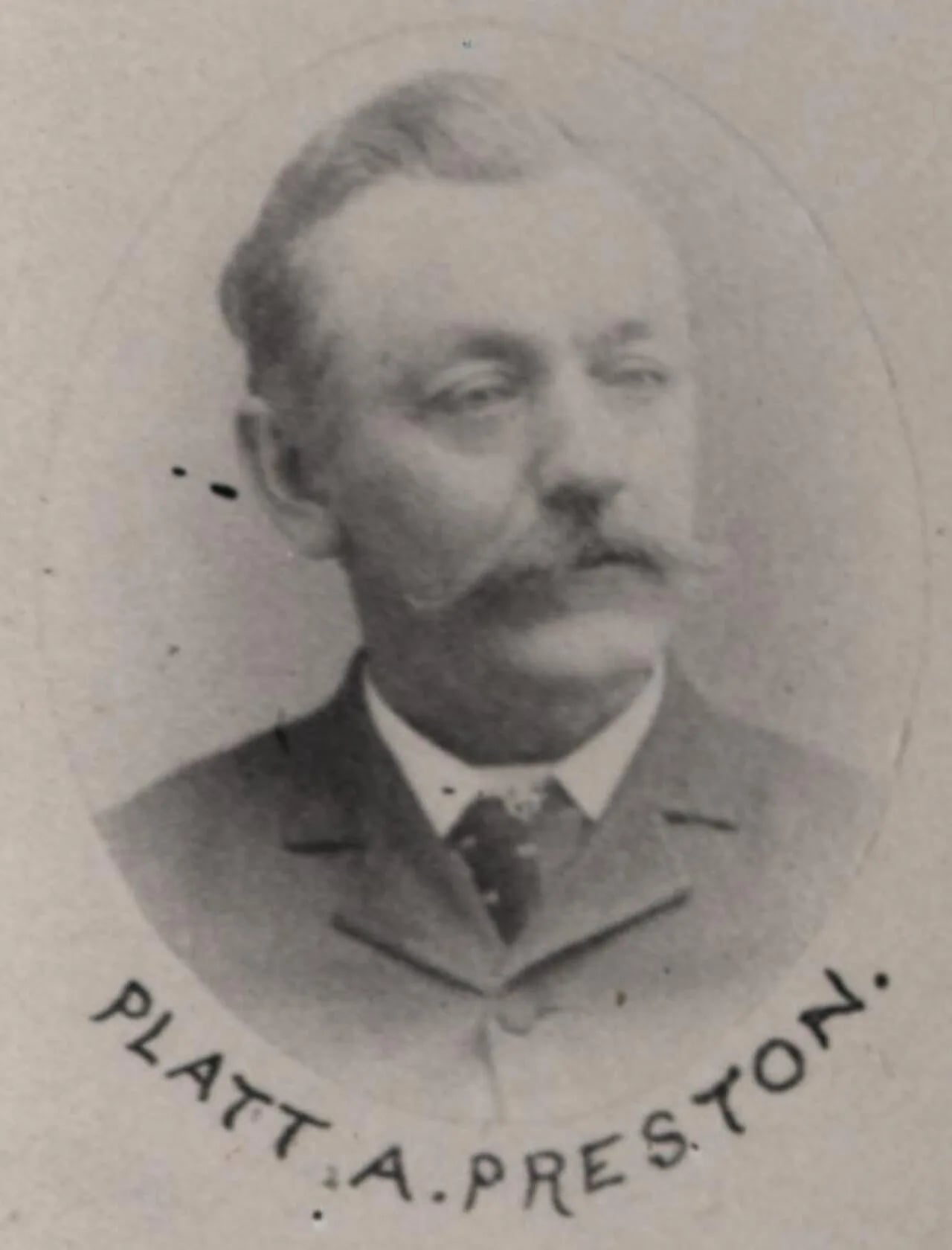 Portrait of Platt A. Preston (1837–1900) – memorial page
