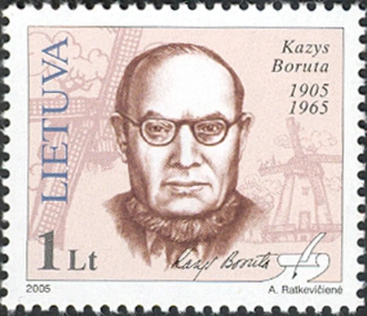 Portrait of Kazys Boruta (1905–1965) – memorial page