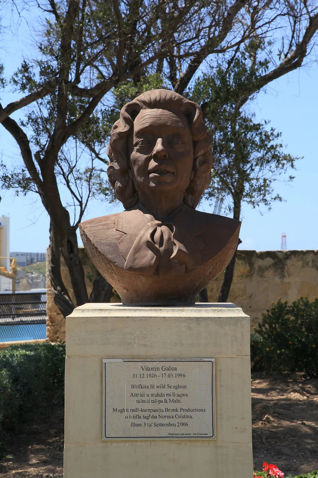 Porträt von Vitorin Galea (1926–1996) – Gedenkseite