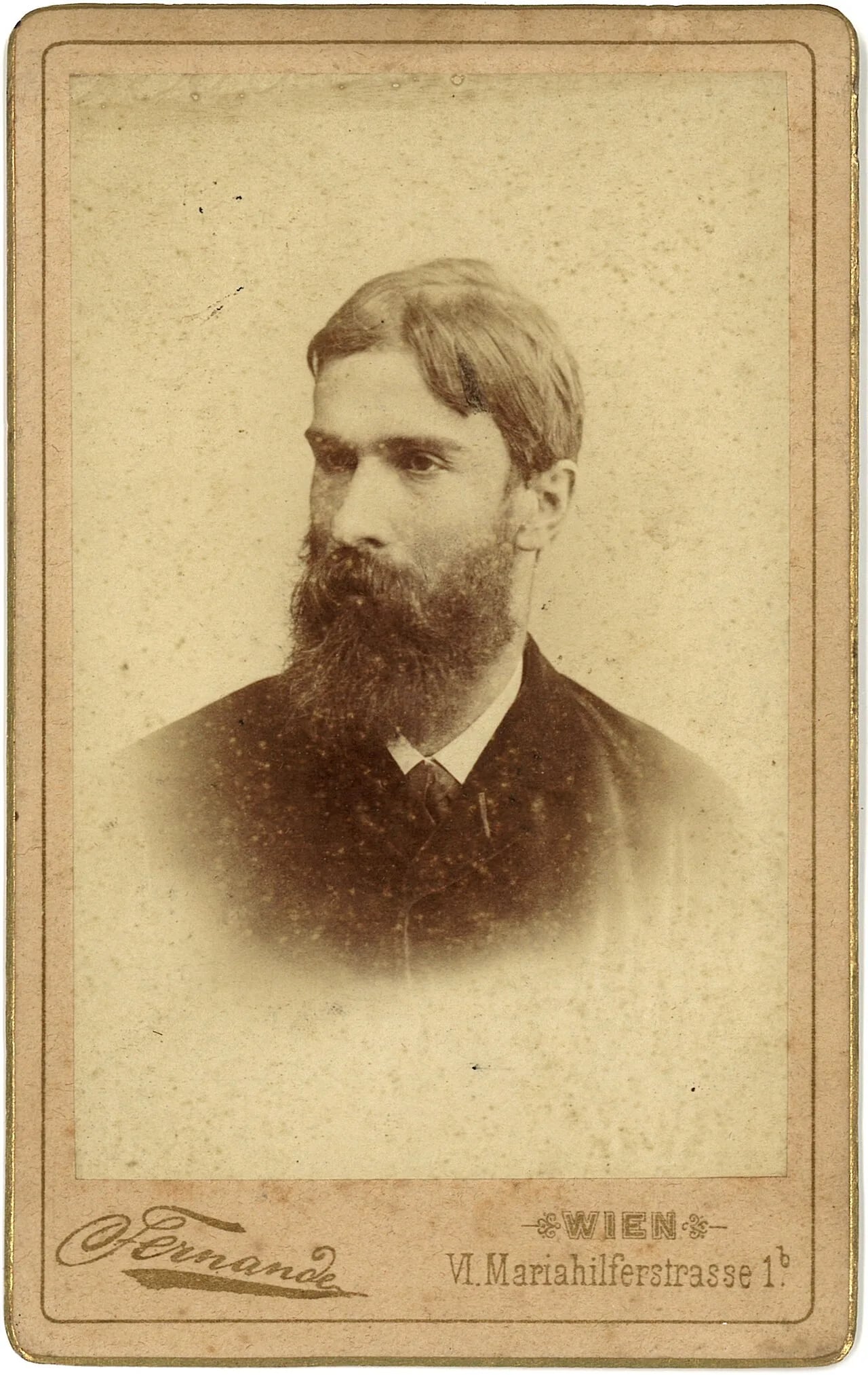 Porträt von Oskar Simony (1852–1915) – Gedenkseite