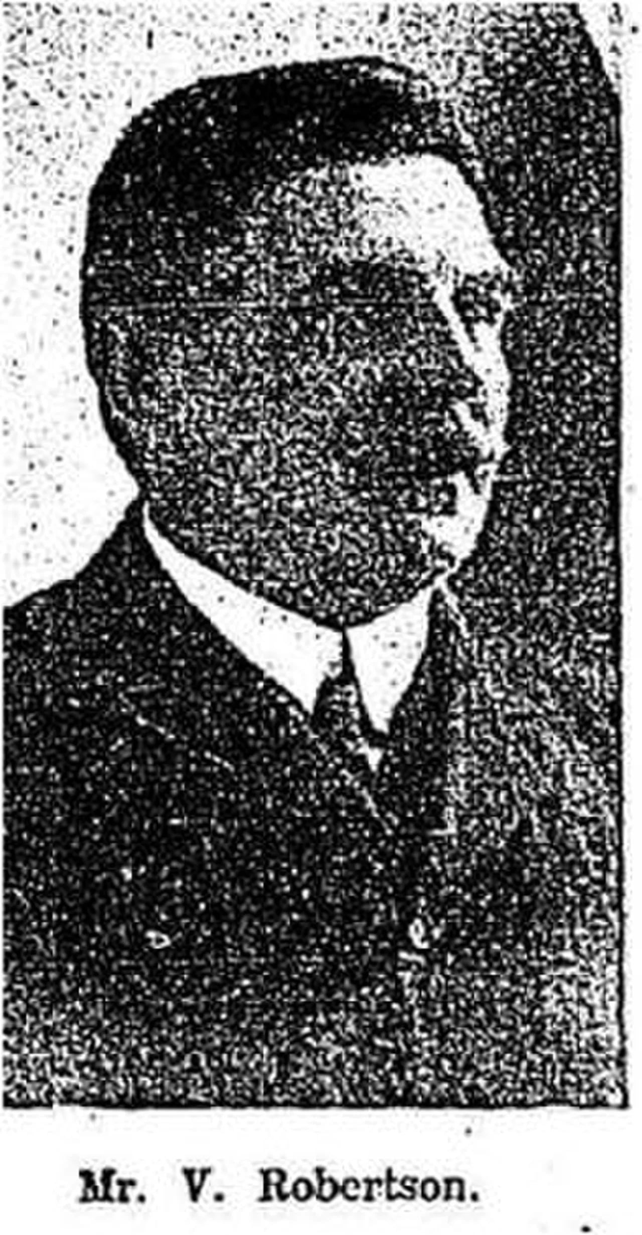 Porträt von Val Robertson (1879–1940) – Gedenkseite