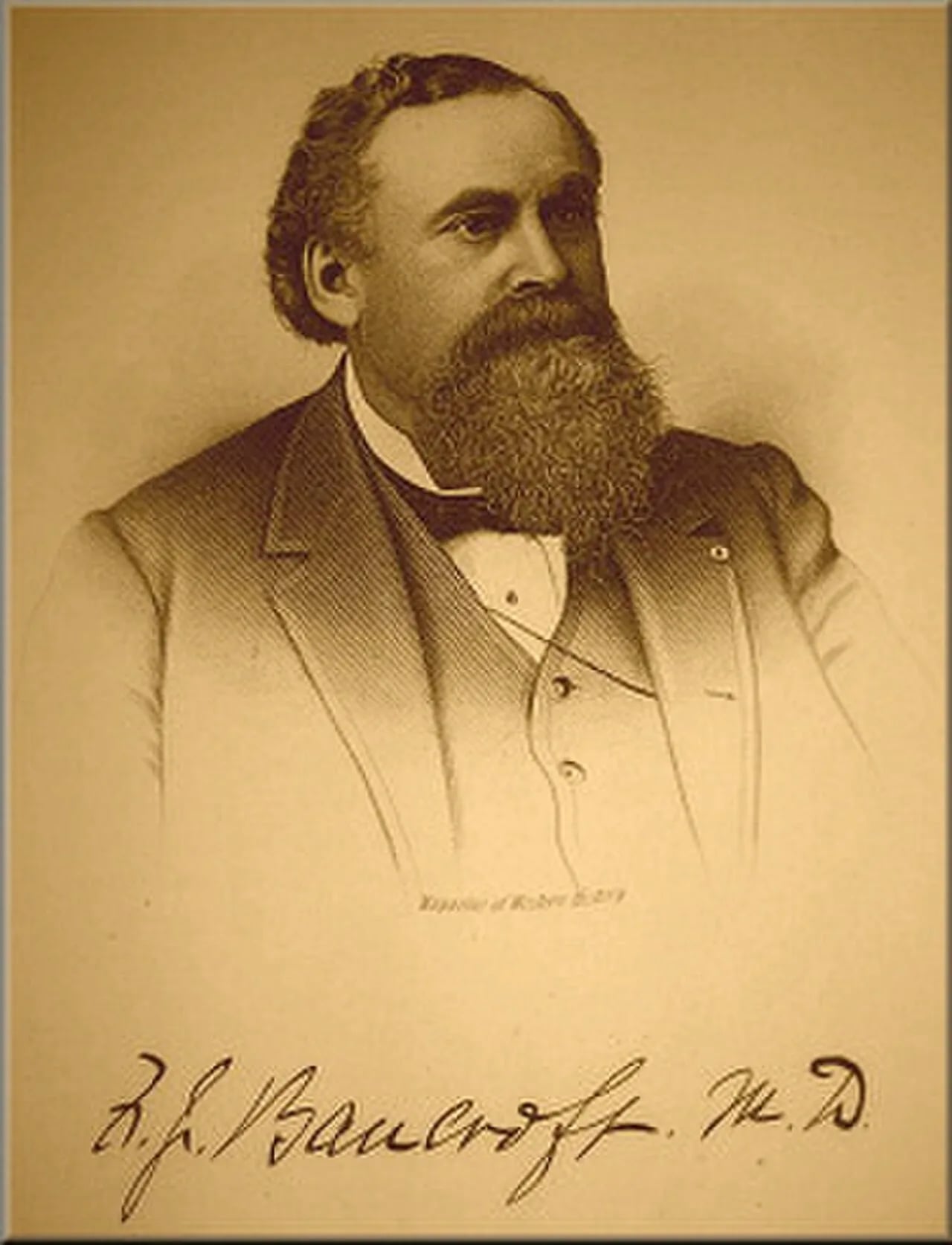 Porträt von Frederick J. Bancroft (1834–1903) – Gedenkseite