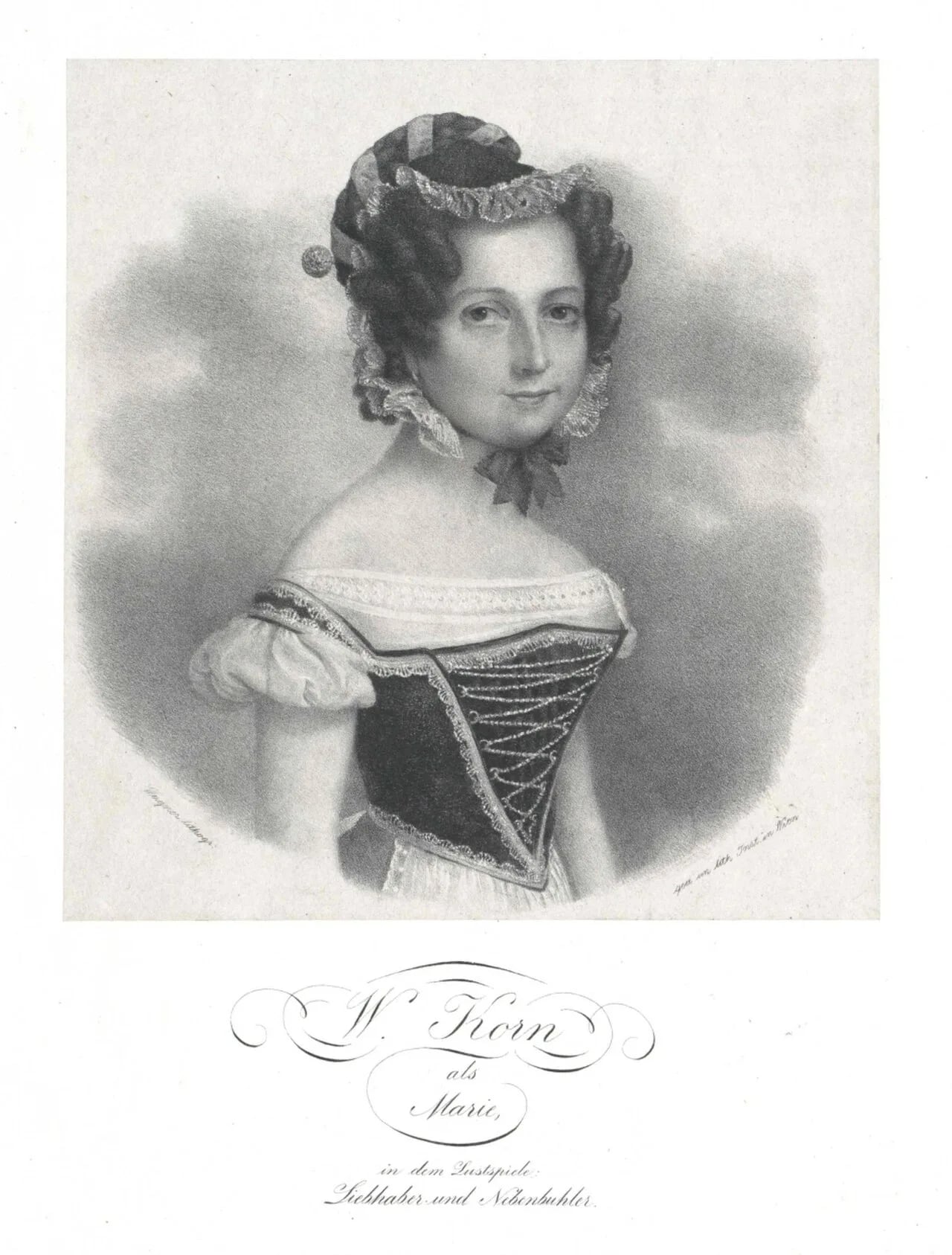 Portrait of Wilhelmine Korn (1786–1843) – memorial page