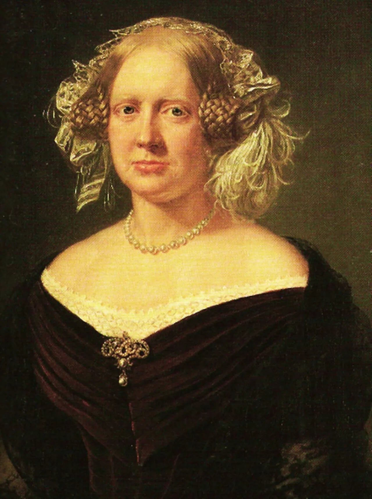 Porträt von Caroline von Dänemark (1793–1881) – Gedenkseite