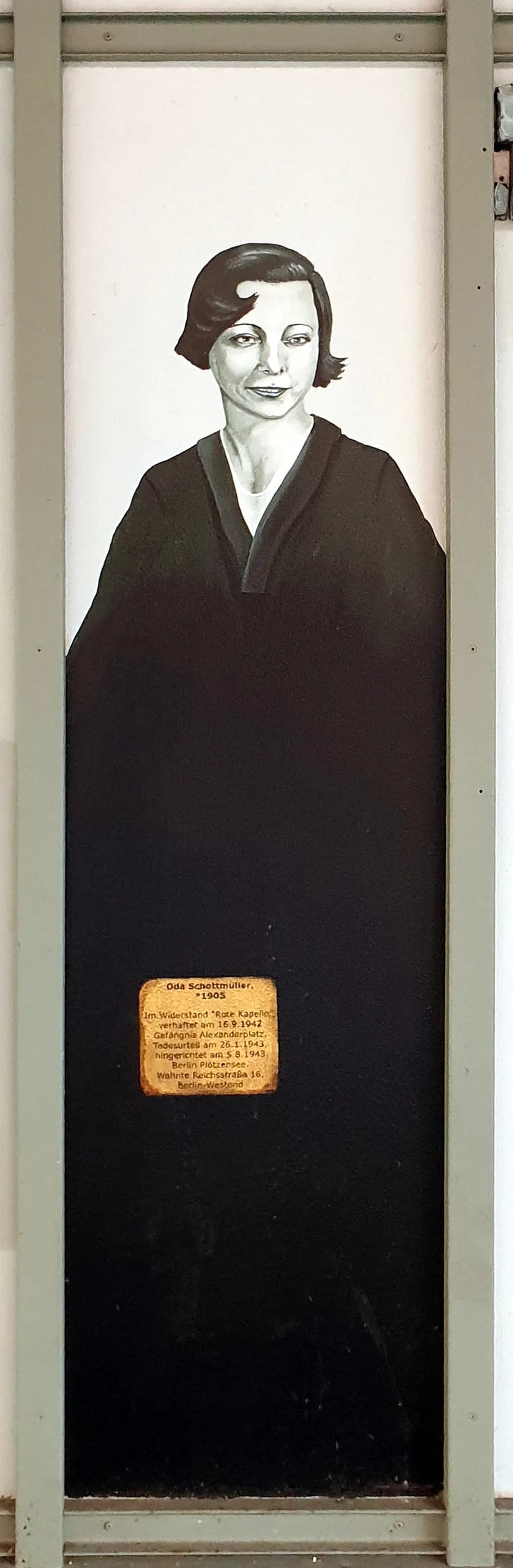 Porträt von Oda Schottmüller (1905–1943) – Gedenkseite