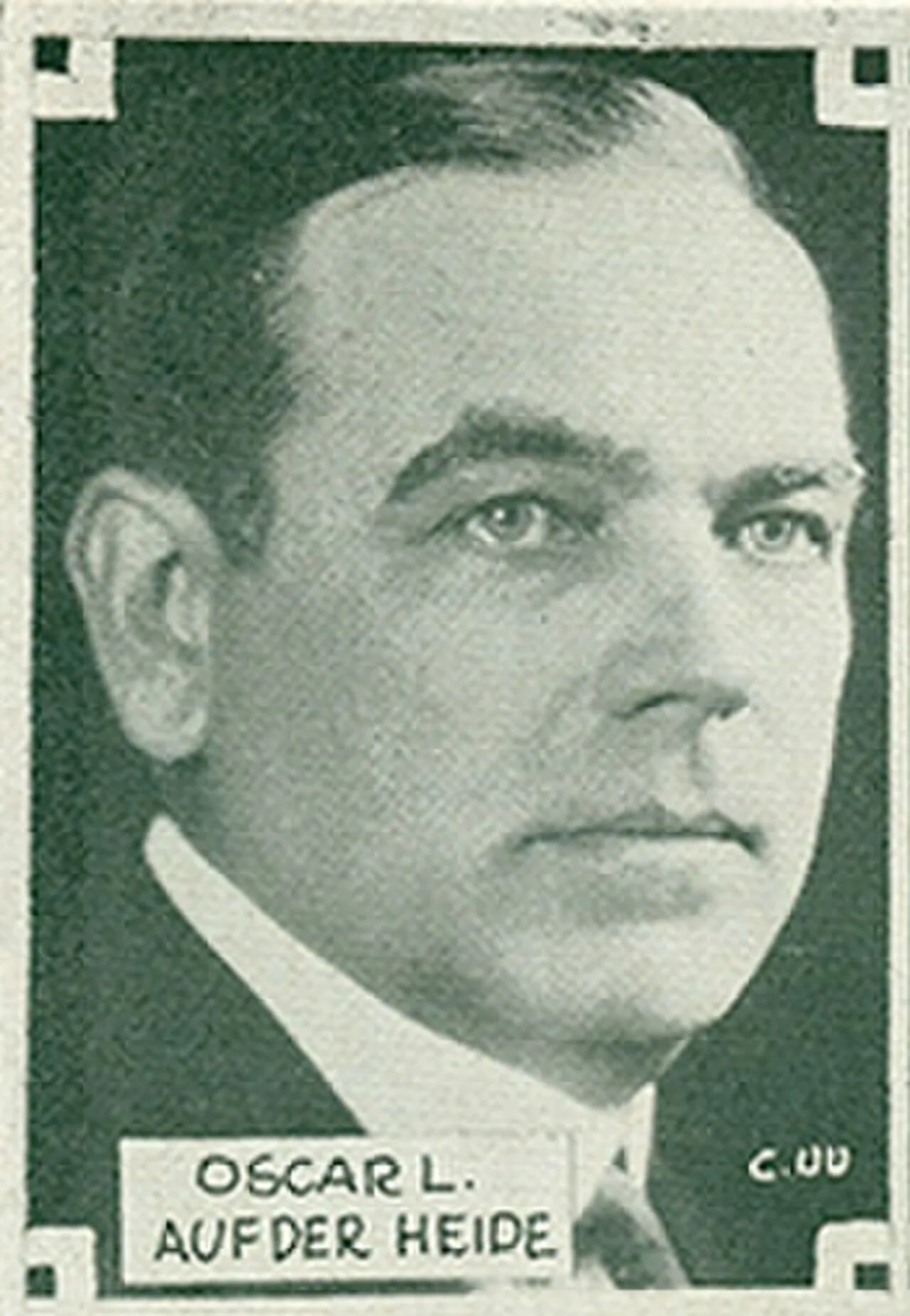 Porträt von Oscar L. Auf der Heide (1874–1945) – Gedenkseite