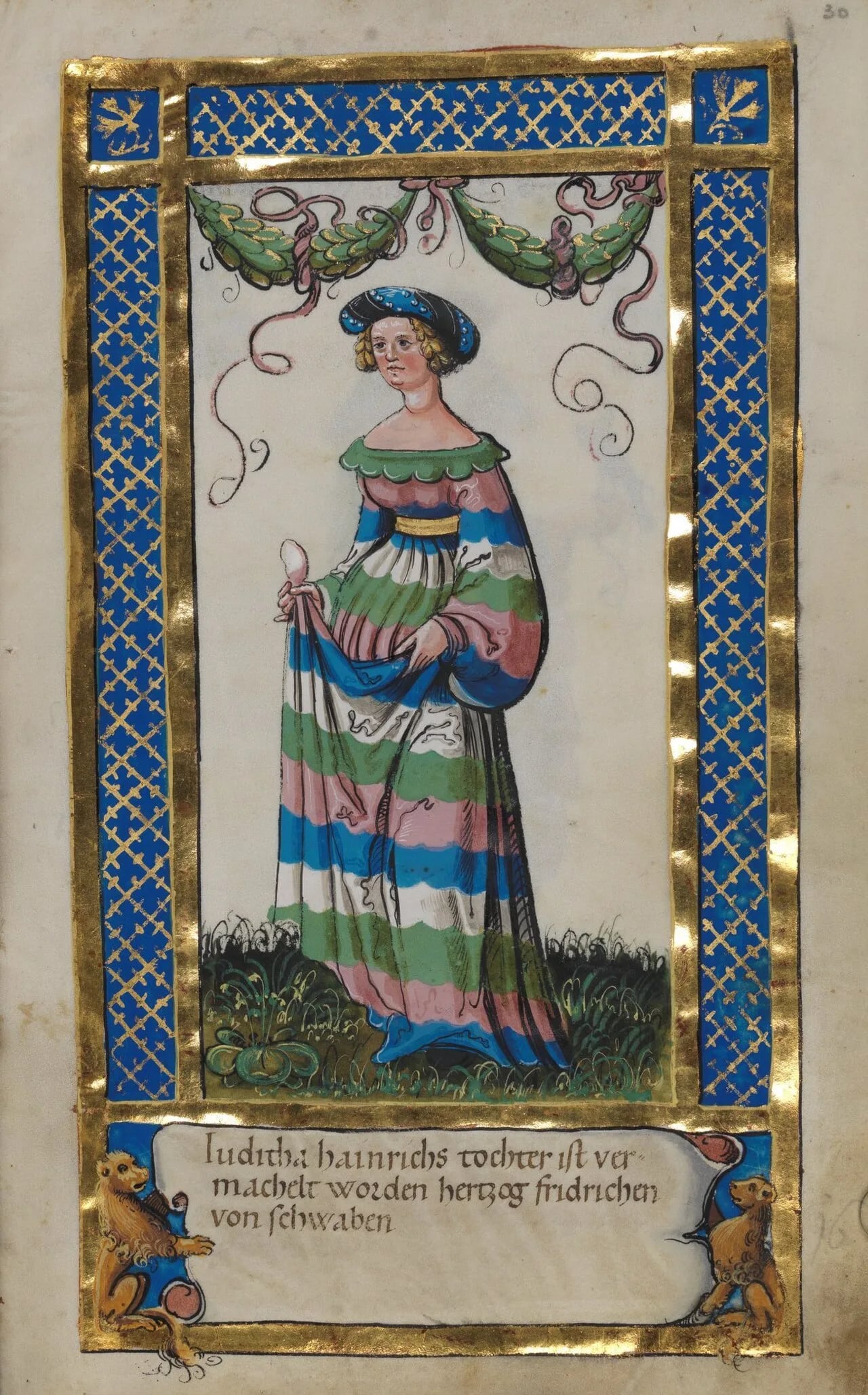Porträt von Judith von Bayern (1100–1130) – Gedenkseite