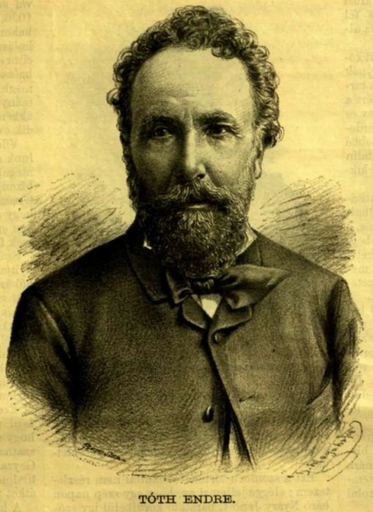 Portrait of Endre Tóth (1824–1885) – memorial page