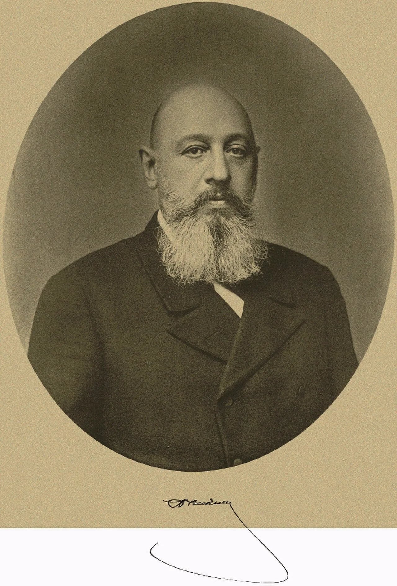 Porträt von Dmitri Sergejewitsch Sipjagin (1853–1902) – Gedenkseite