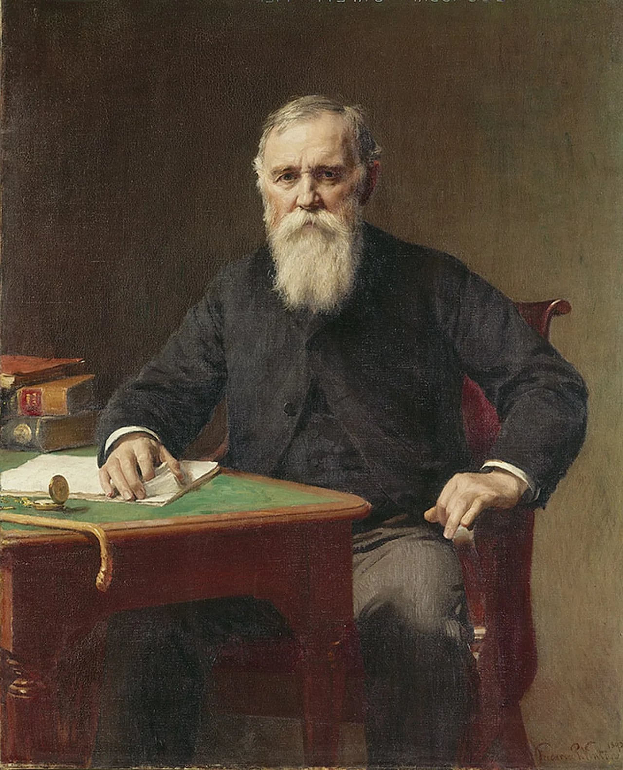 Porträt von Christopher Columbus Langdell (1826–1906) – Gedenkseite