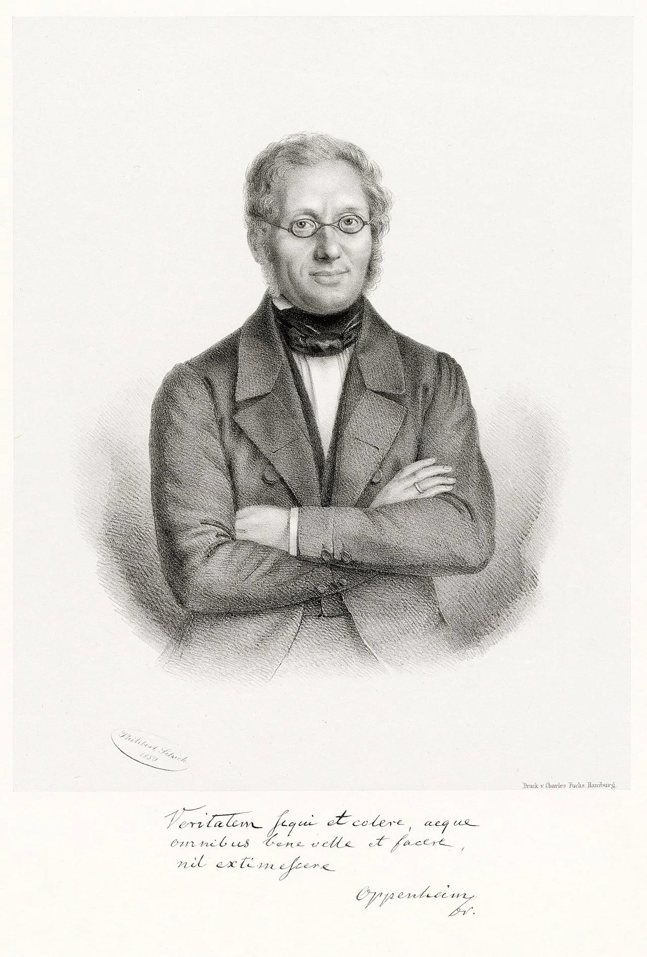 Portrait of Friedrich Wilhelm Oppenheim (1799–1852) – memorial page