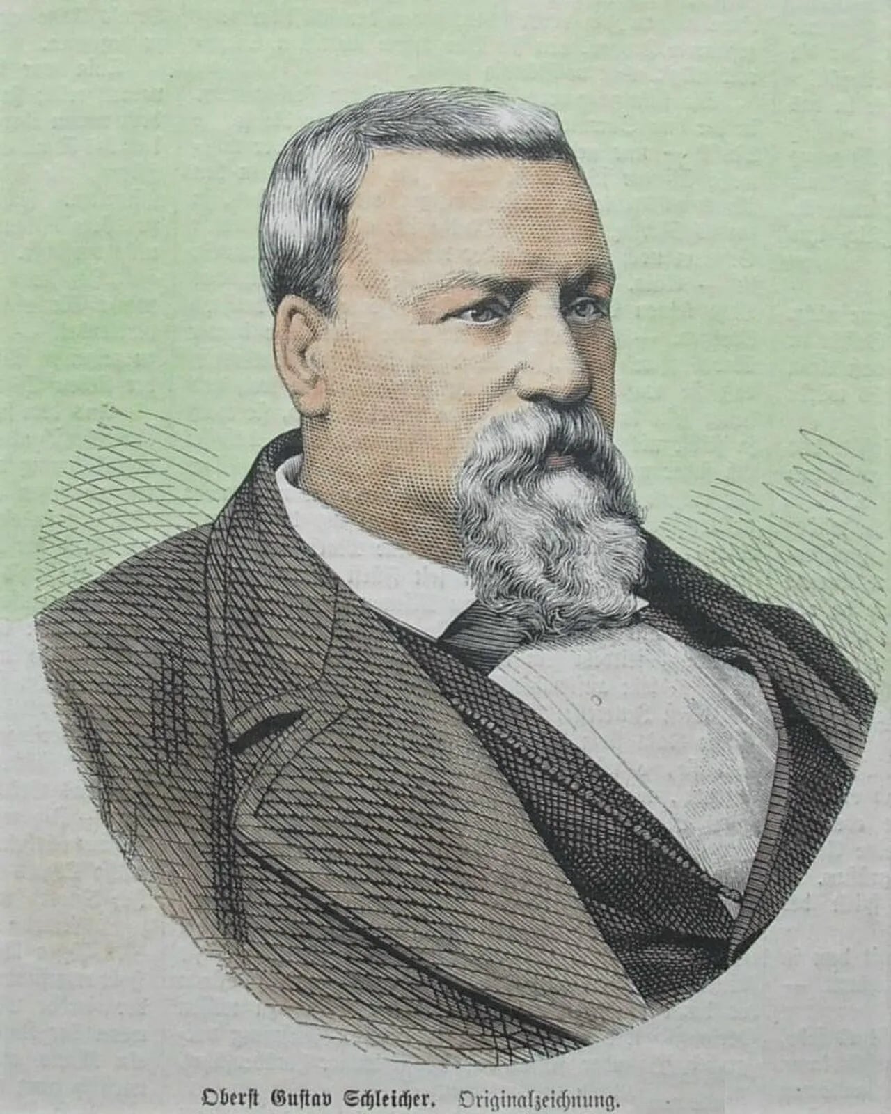 Portrait of Gustav Schleicher (1823–1879) – memorial page