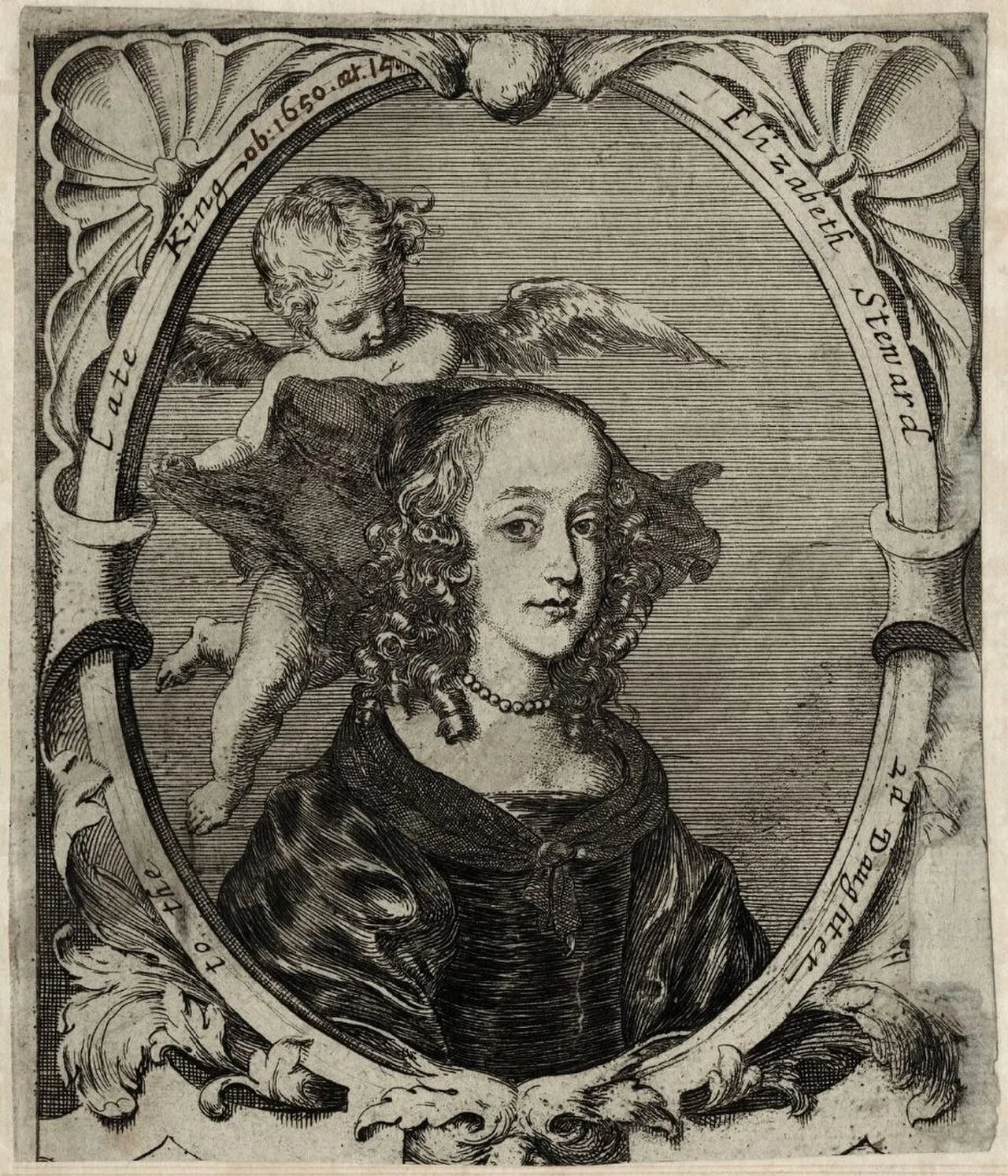 Porträt von Elizabeth Stuart (1635–1650) – Gedenkseite
