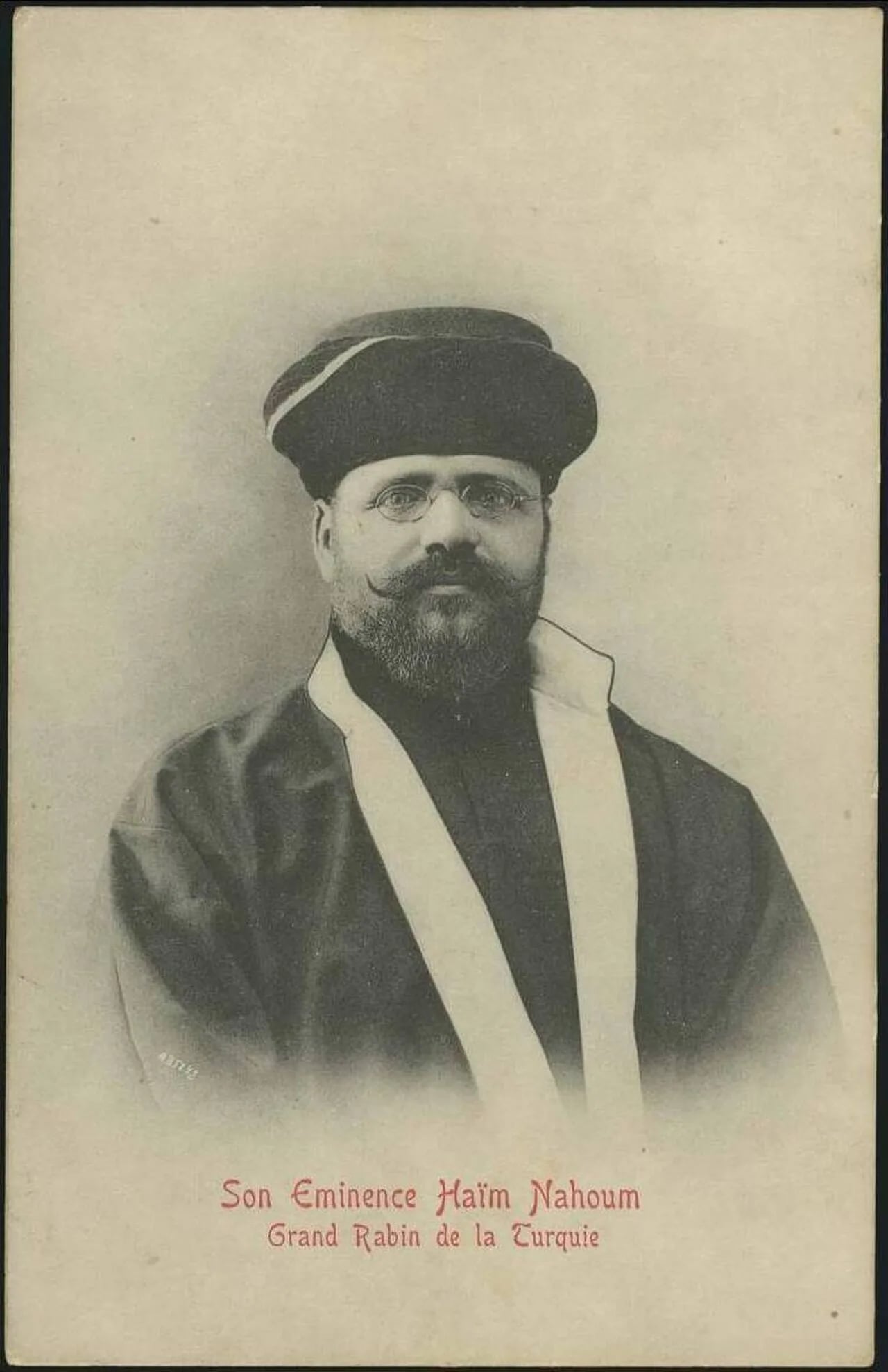 Portrait of Chaim Nahum (1872–1960) – memorial page