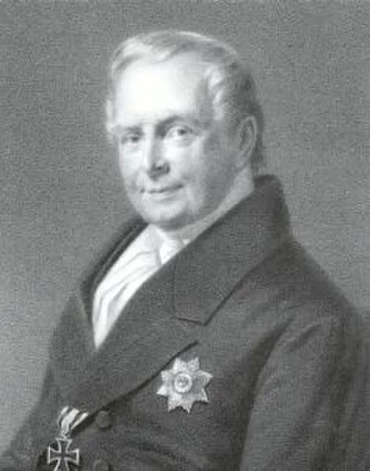 Porträt von Friedrich Magnus von Bassewitz (1773–1858) – Gedenkseite