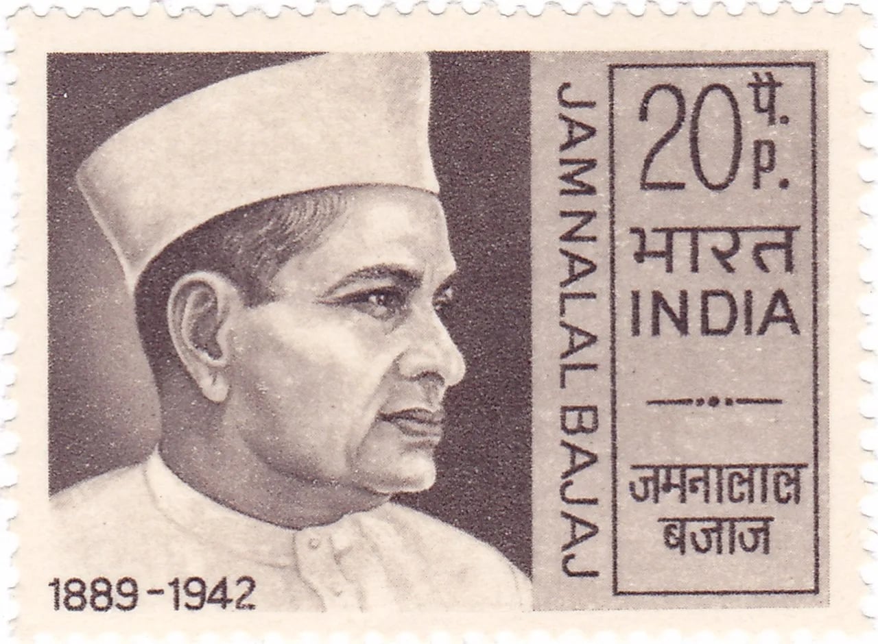 Porträt von Jamnalal Bajaj (1884–1942) – Gedenkseite