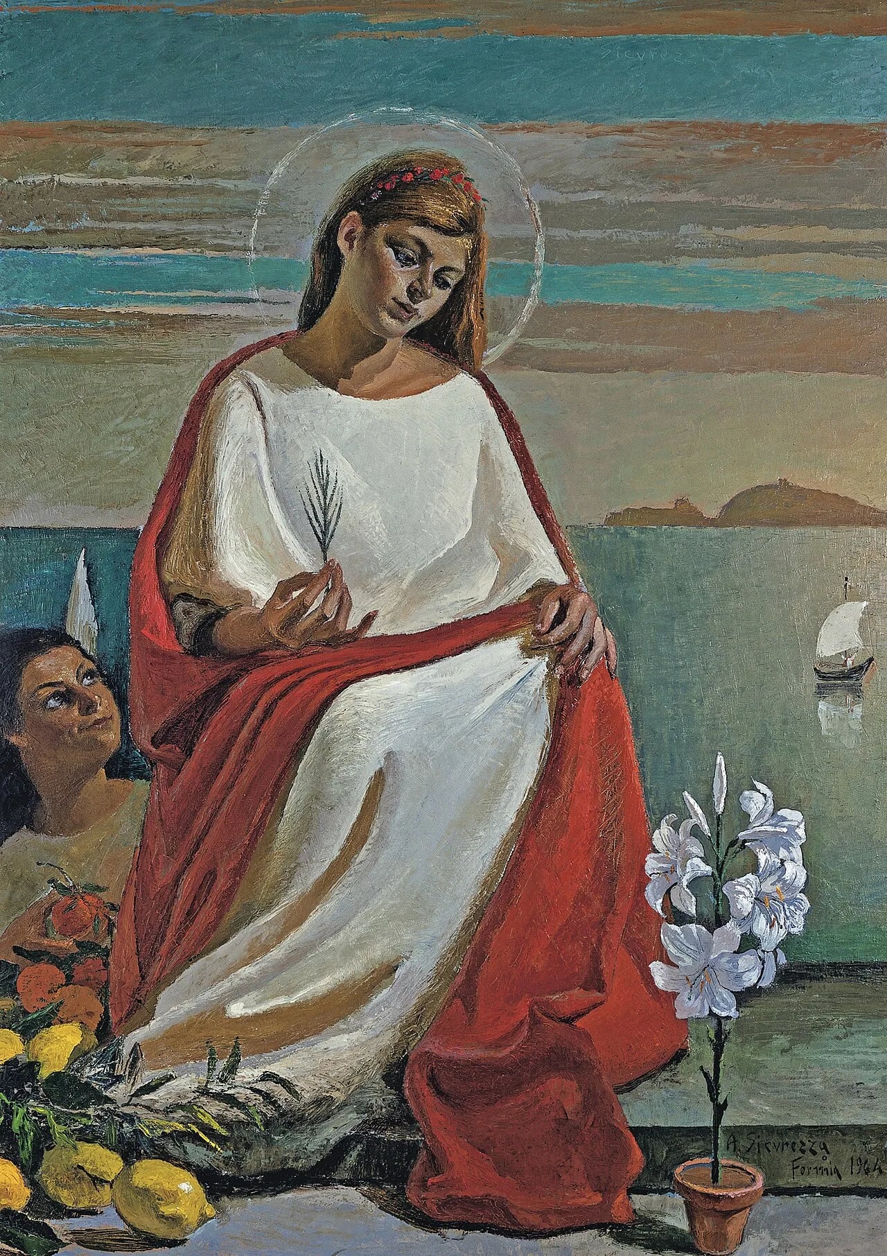 Portrait of Albina von Cesarea (238–250) – memorial page