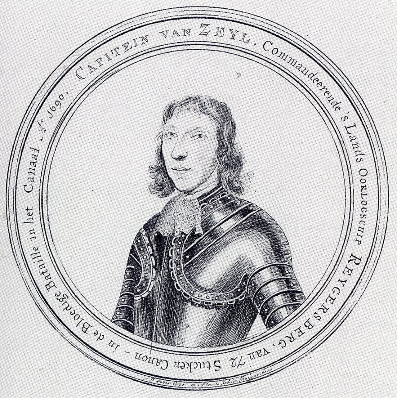 Portrait of Abraham Ferdinand van Zijll (1642–1697) – memorial page