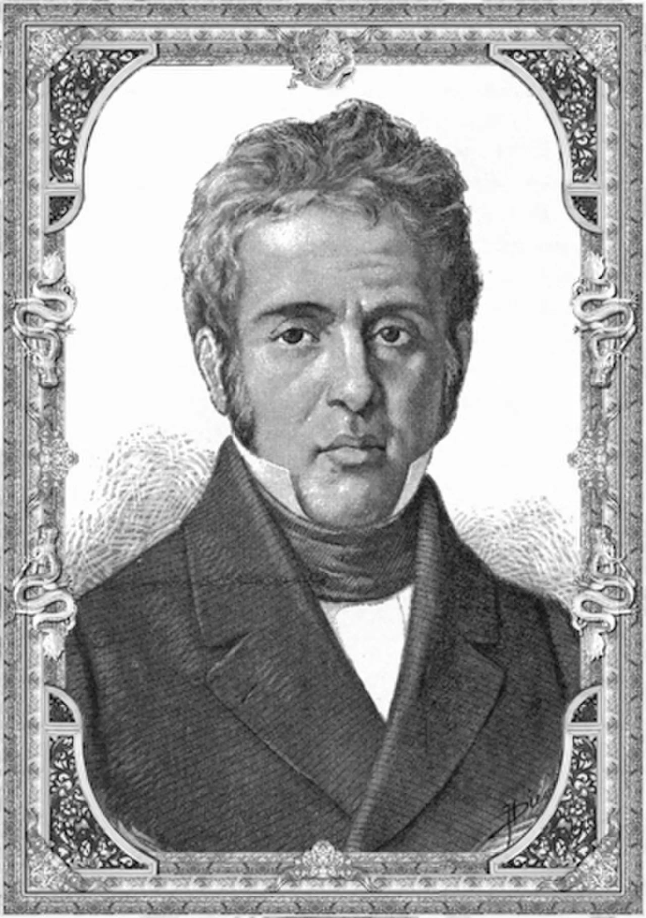Porträt von Luis de Quintanar (1772–1837) – Gedenkseite