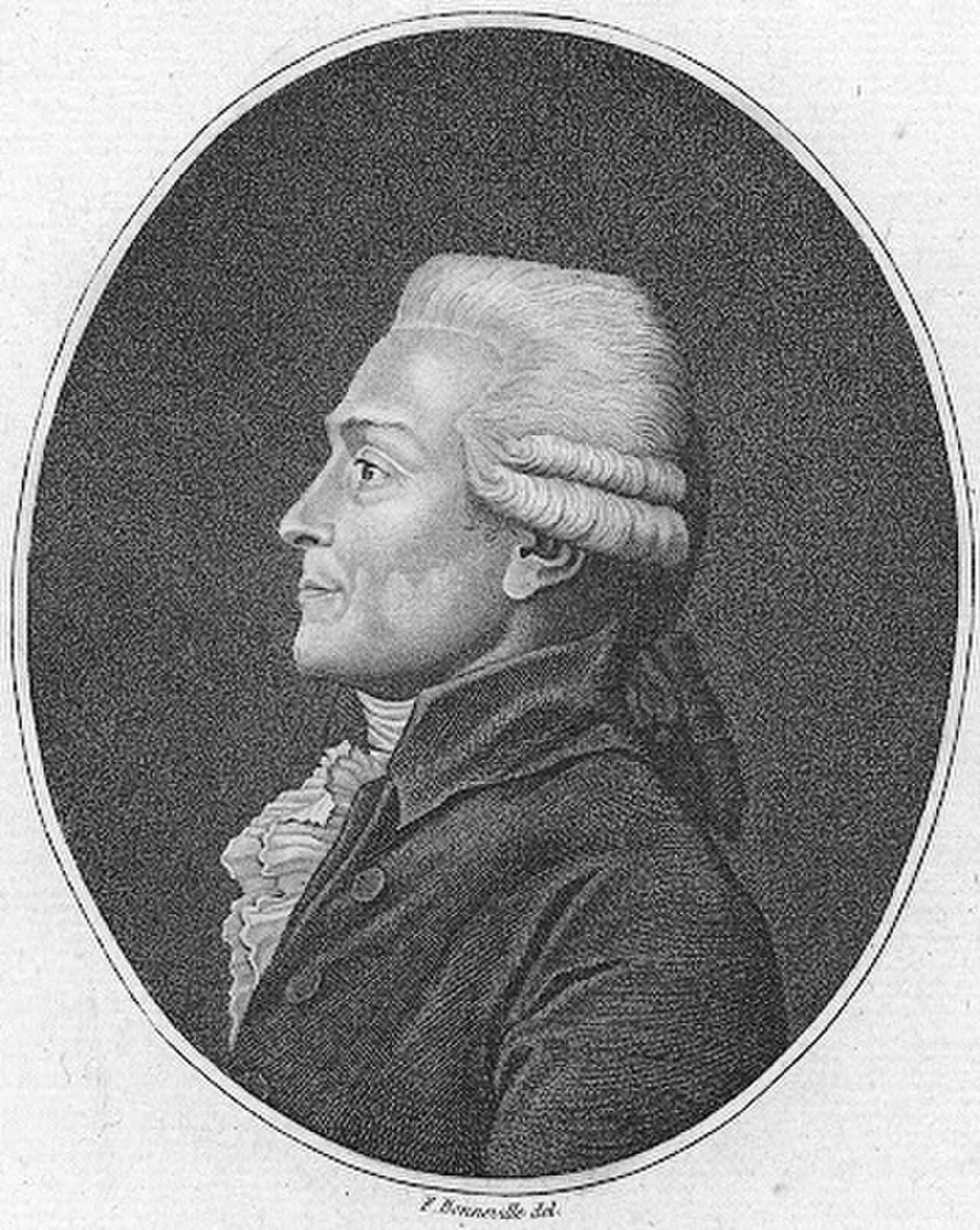 Porträt von Emmanuel-Marie-Michel-Philippe Fréteau de Saint-Just (1745–1794) – Gedenkseite