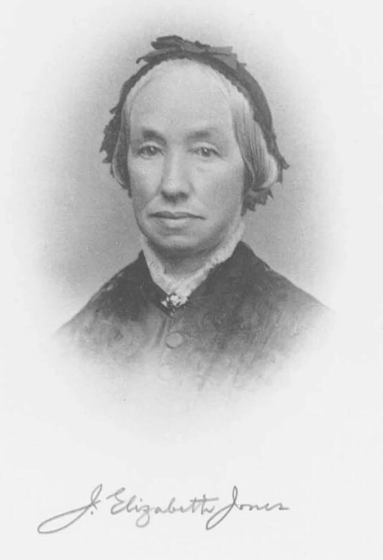 Portrait of Jane Elizabeth Jones (1813–1896) – memorial page