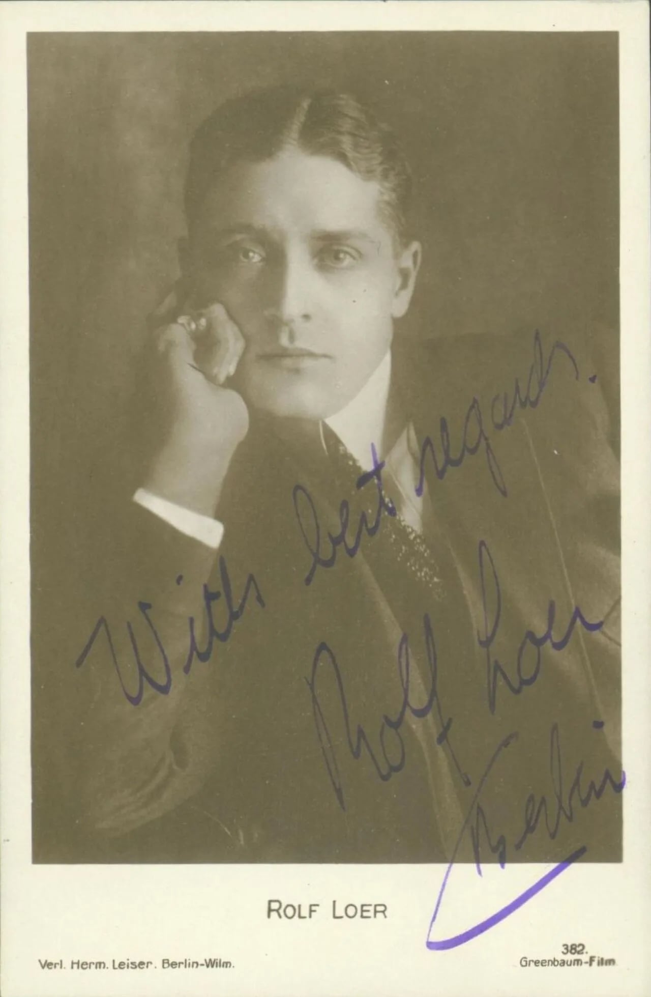 Portrait of Rolf Loer (1892–1964) – memorial page
