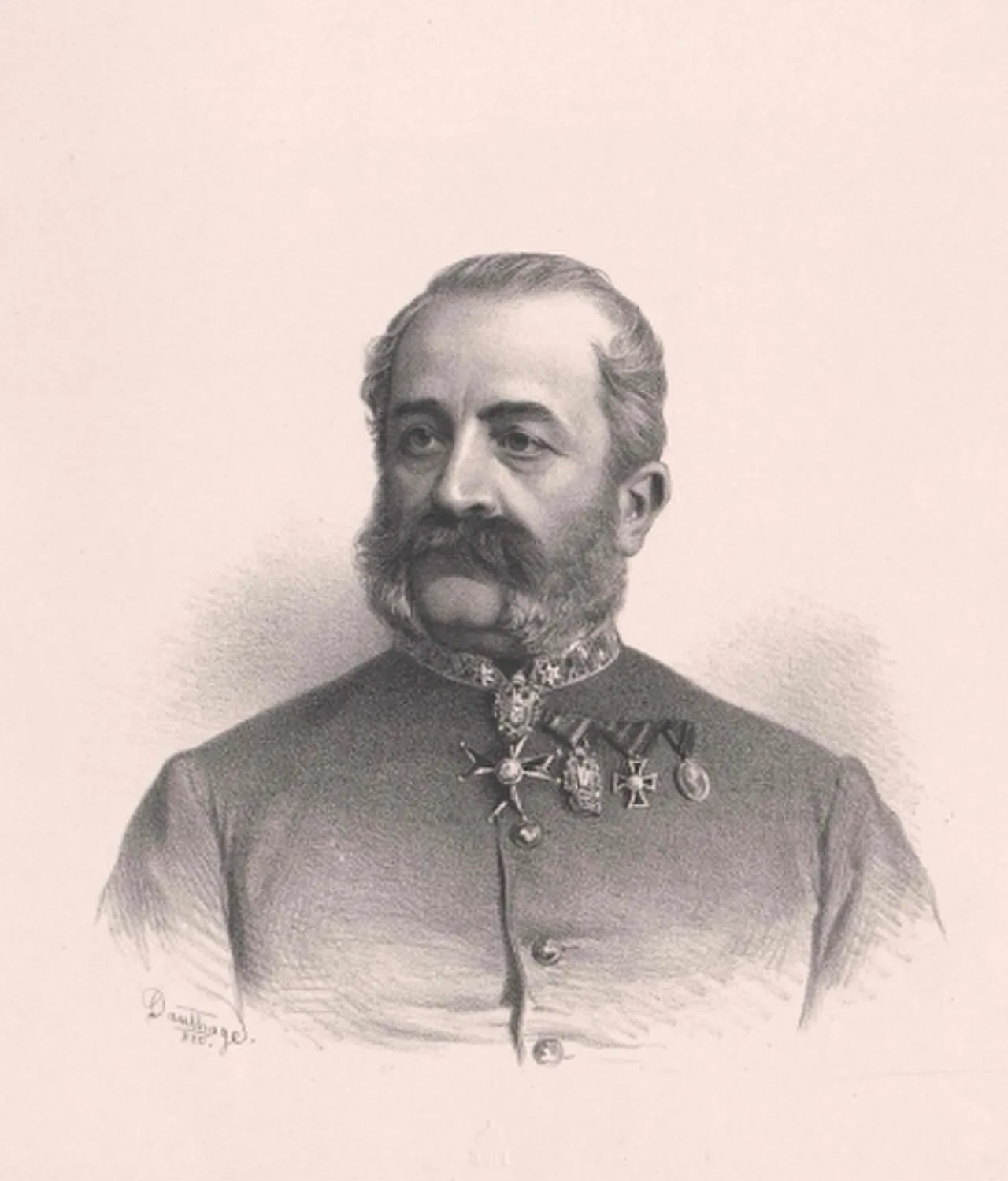 Porträt von Wladimir Graf Mittrovsky (1814–1899) – Gedenkseite