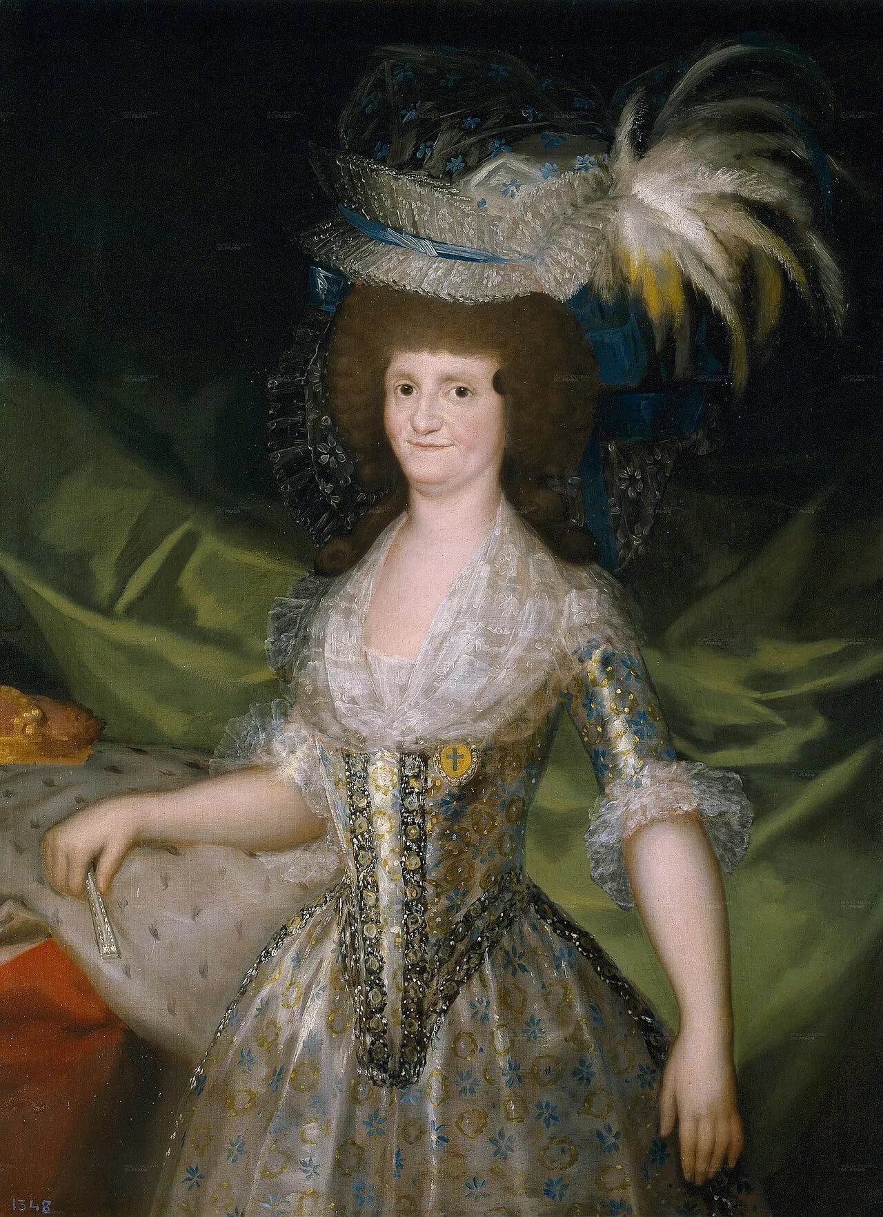 Porträt von Maria Luise von Bourbon-Parma (1751–1819) – Gedenkseite