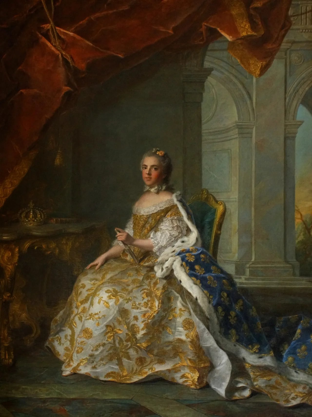 Portrait of Marie Louise Élisabeth de Bourbon (1727–1759) – memorial page