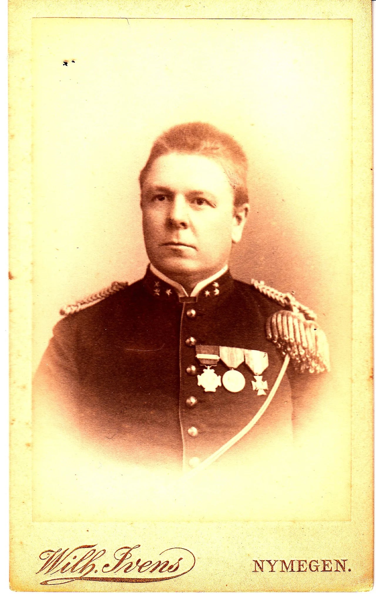 Portrait of Hendrik Pieter Martinus Willem van der Wedden (1847–1899) – memorial page