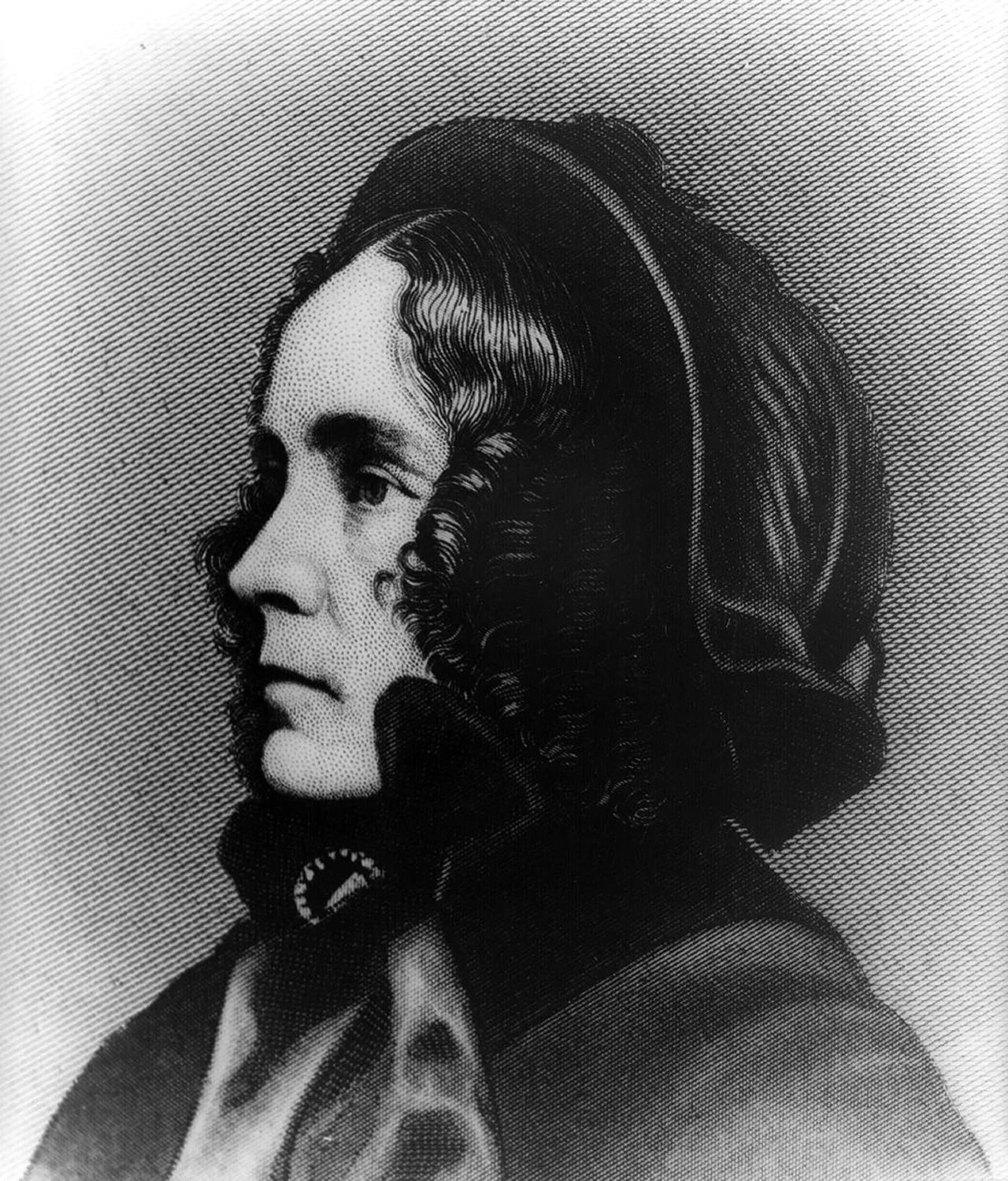 Porträt von Jane Pierce (1806–1863) – Gedenkseite