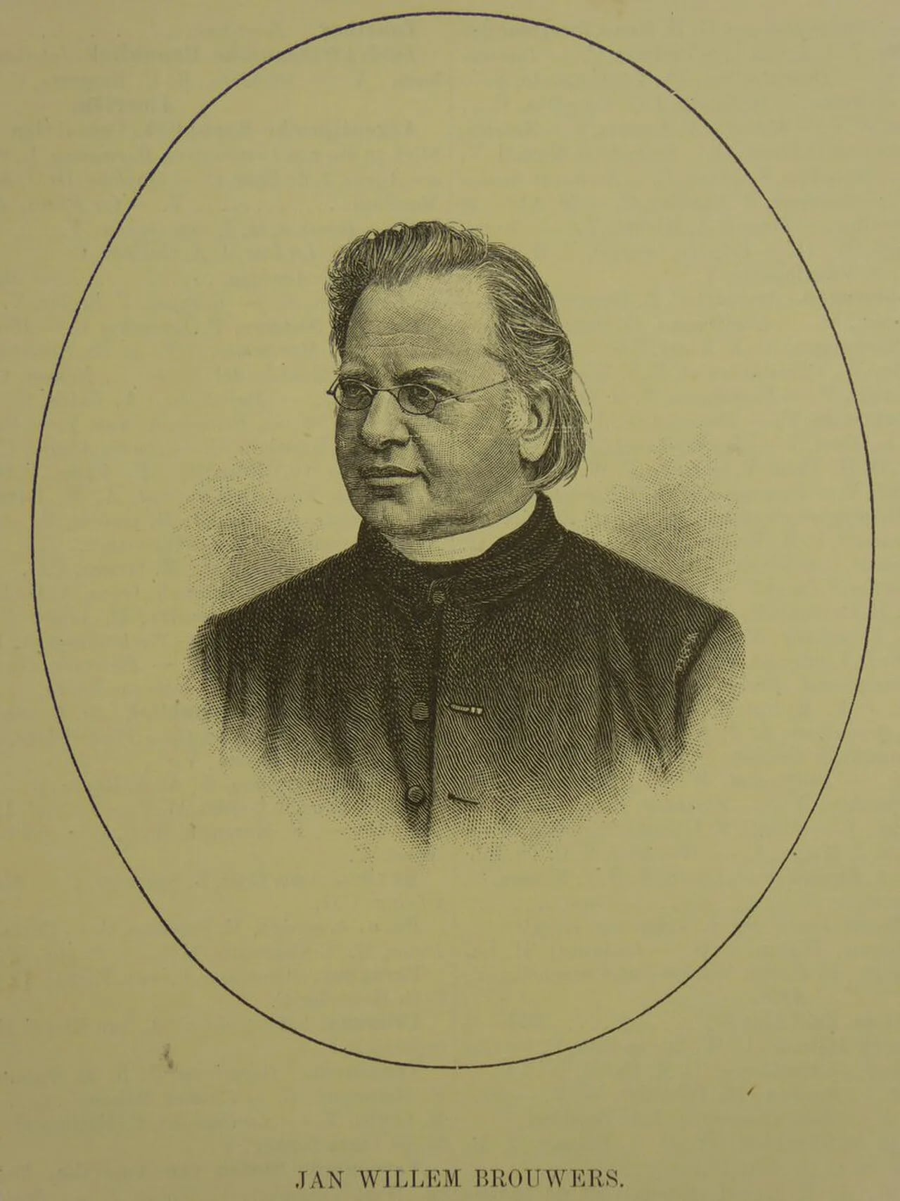 Porträt von Jan Willem Brouwers (1831–1893) – Gedenkseite