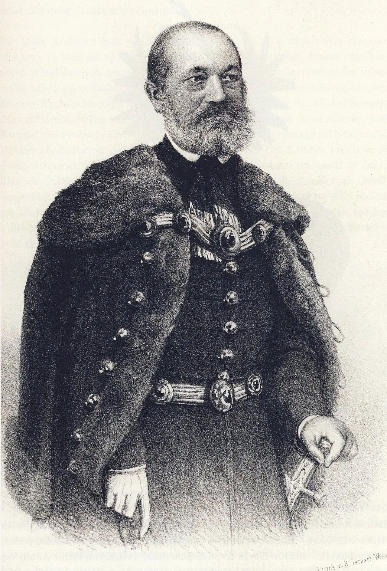 Porträt von János Markhot (1811–1888) – Gedenkseite