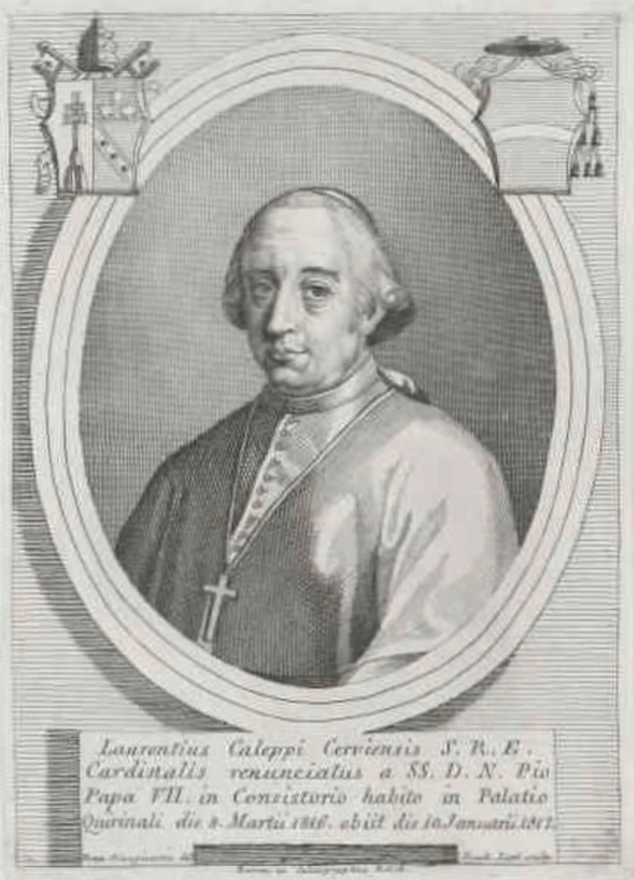 Portrait of Lorenzo Caleppi (1741–1817) – memorial page