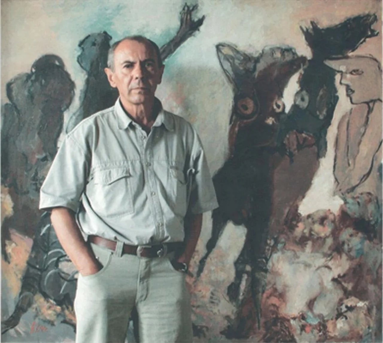Porträt von Alexander Nikolajewitsch Semenzow (1941–2005) – Gedenkseite